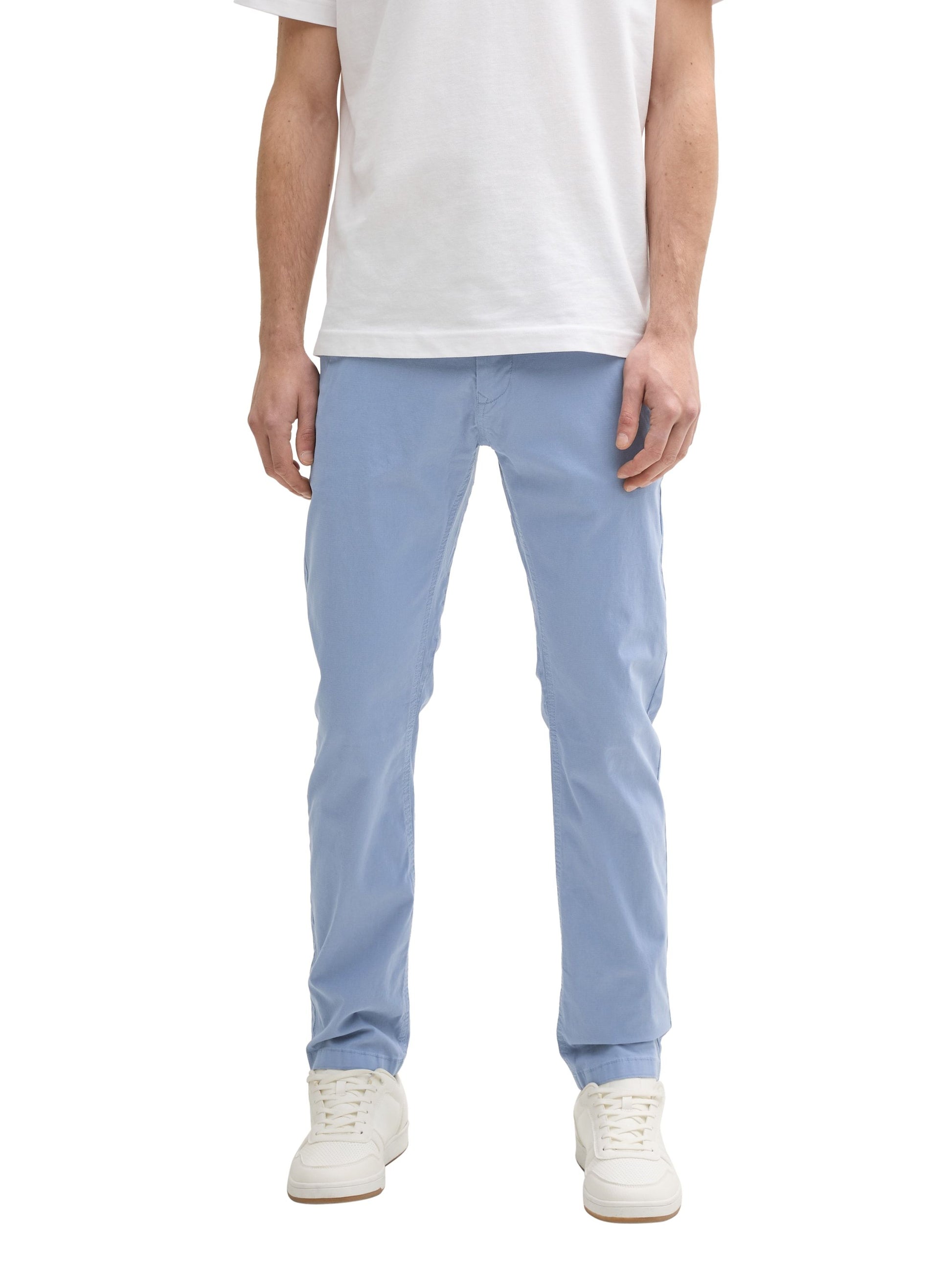 Tom Tailor Herren Tapered Chino Hose blau