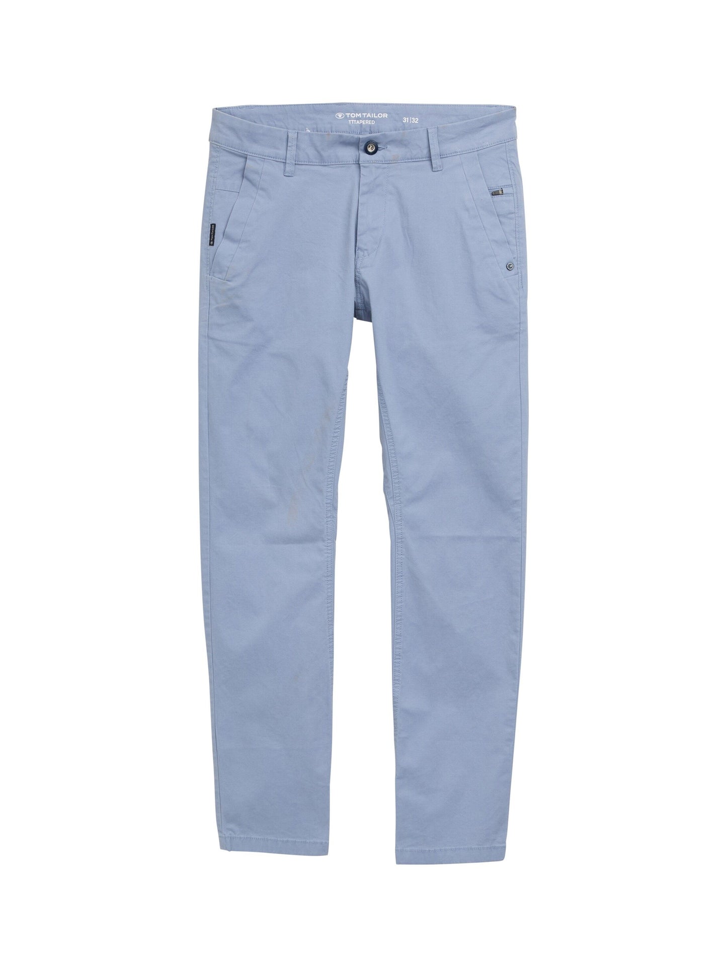 Tom Tailor Herren Tapered Chino Hose blau