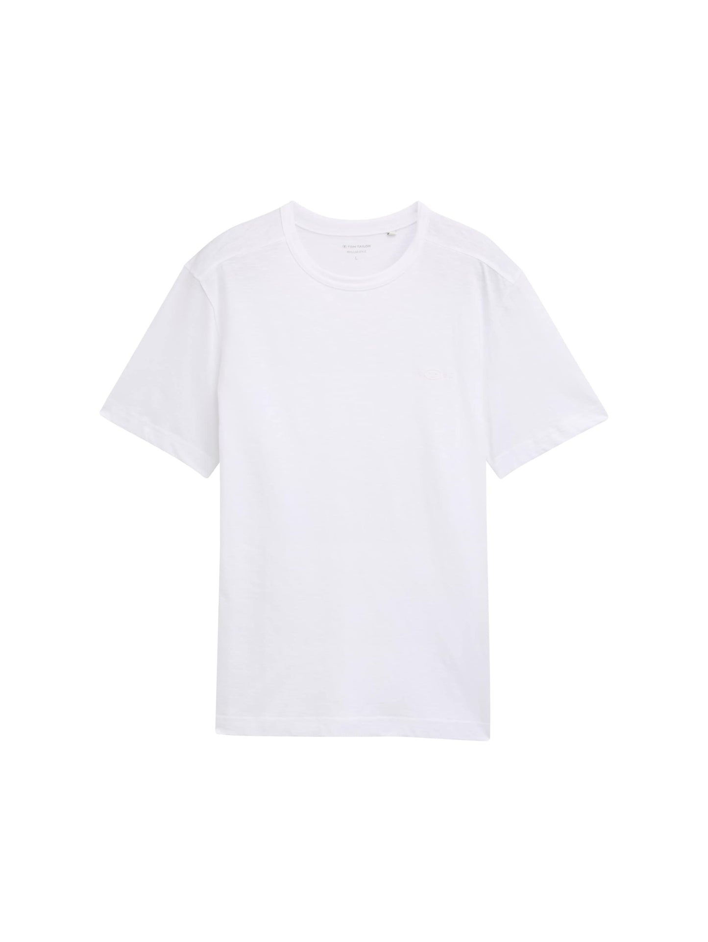 Tom Tailor Herren Basic T-Shirt XXXL weiß