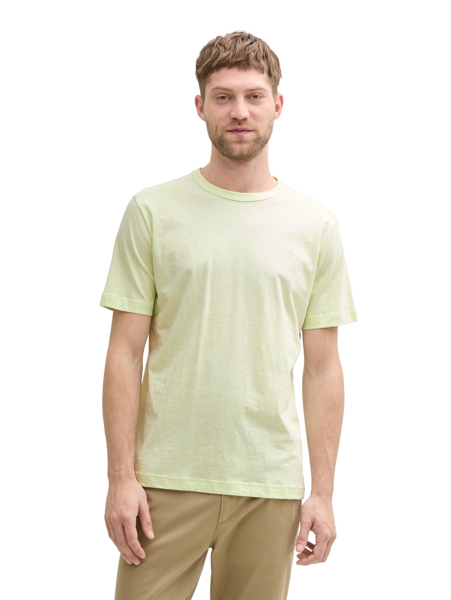 Tom Tailor Herren Basic T-Shirt grün