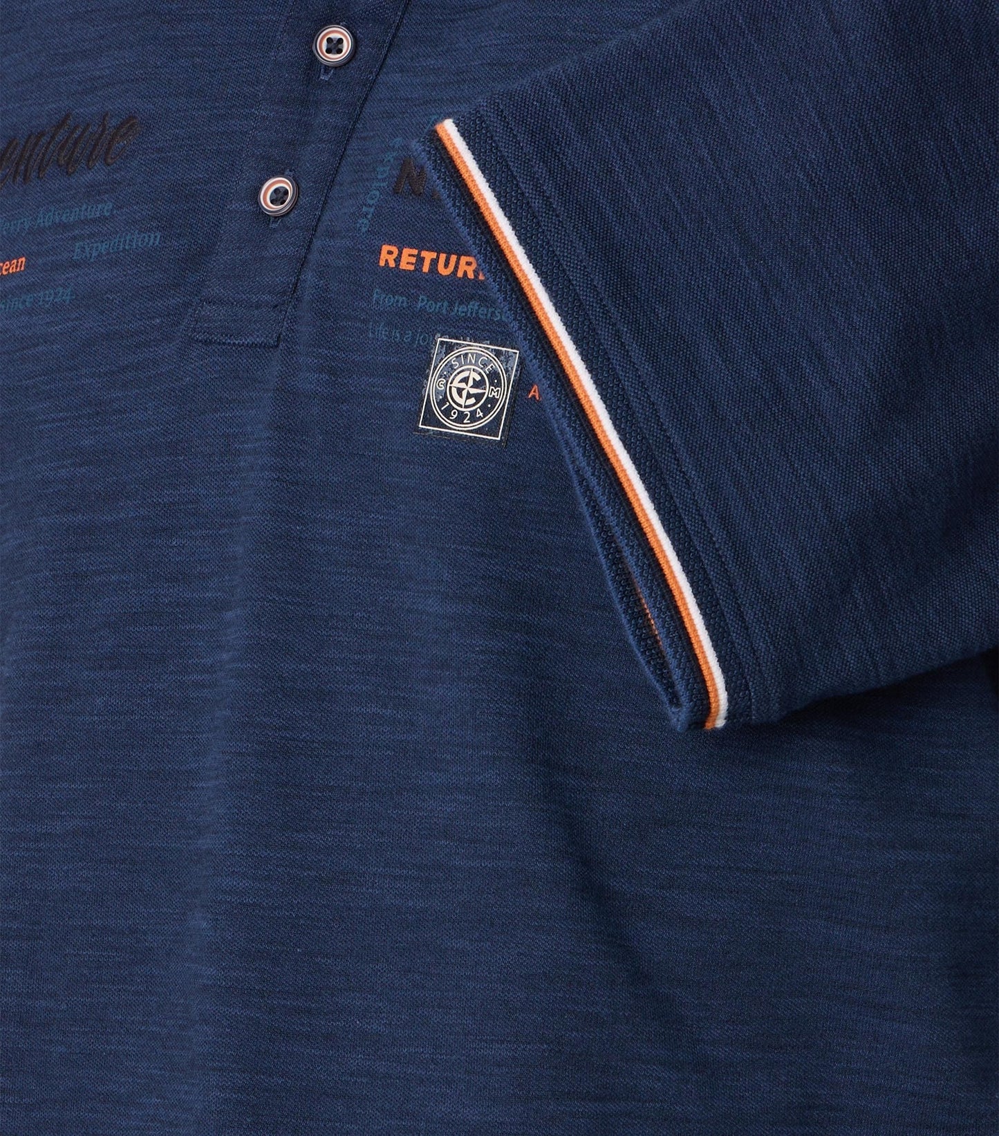 Casa Moda Herren Polo-Shirt blau