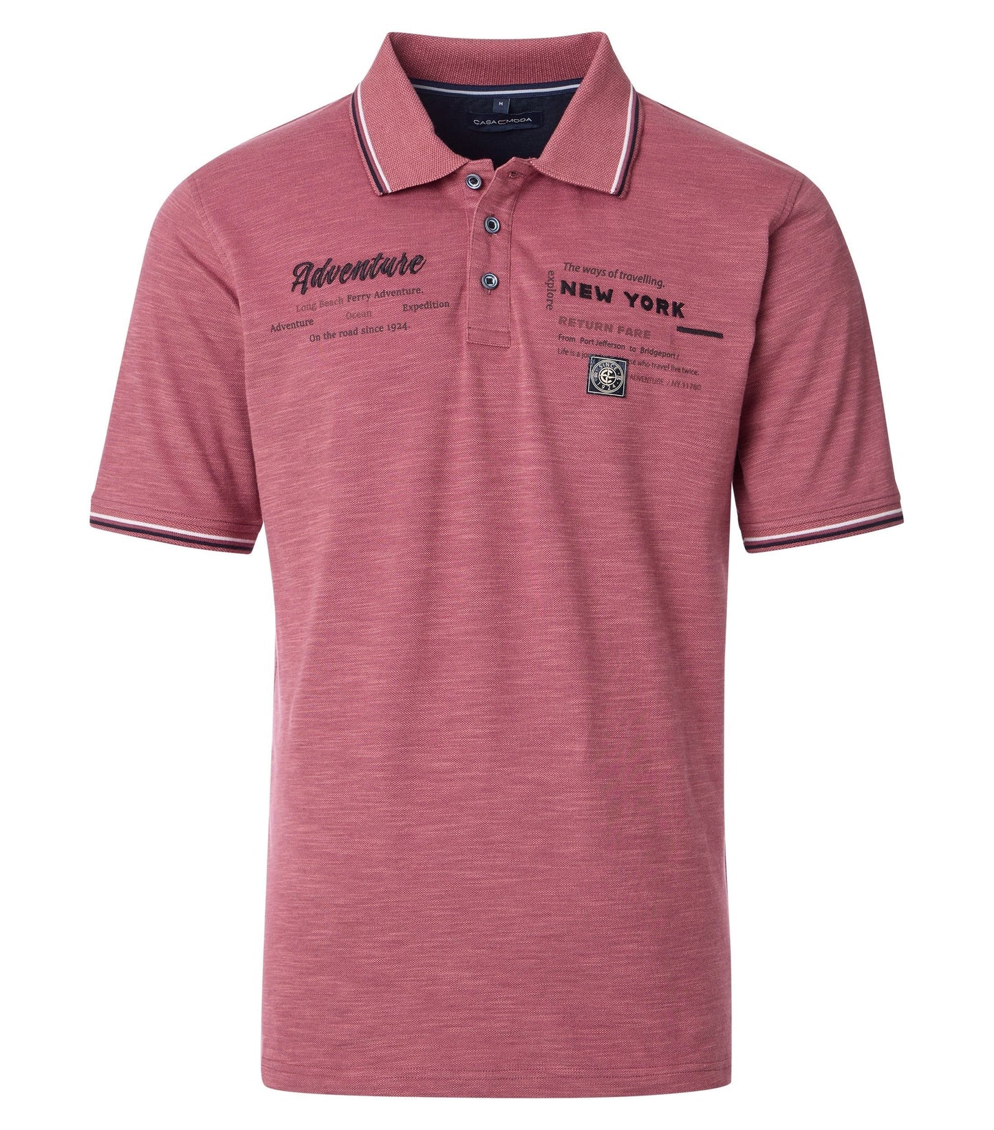 Casa Moda Herren Polo-Shirt rot