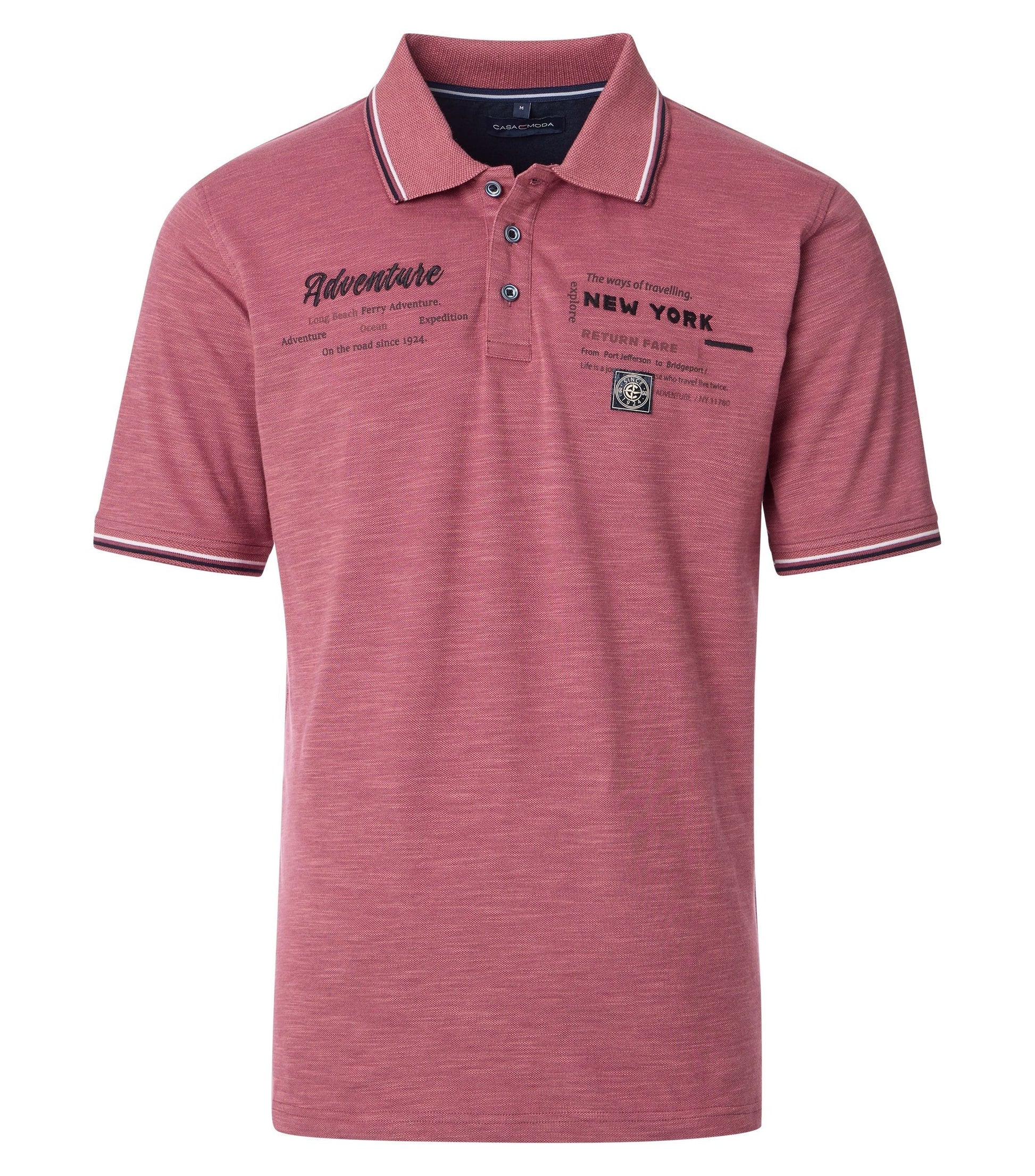 Casa Moda Herren Polo-Shirt rot