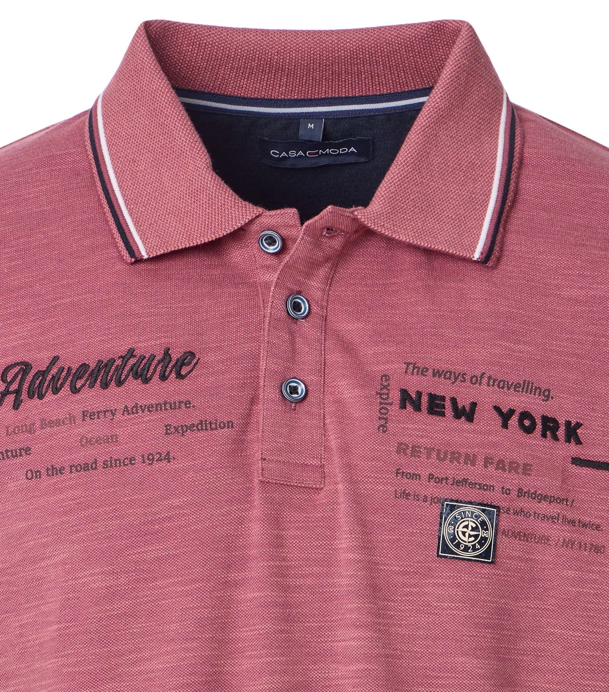 Casa Moda Herren Polo-Shirt rot