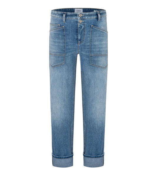 Cambio Damen Jeans Giuli 26 blau