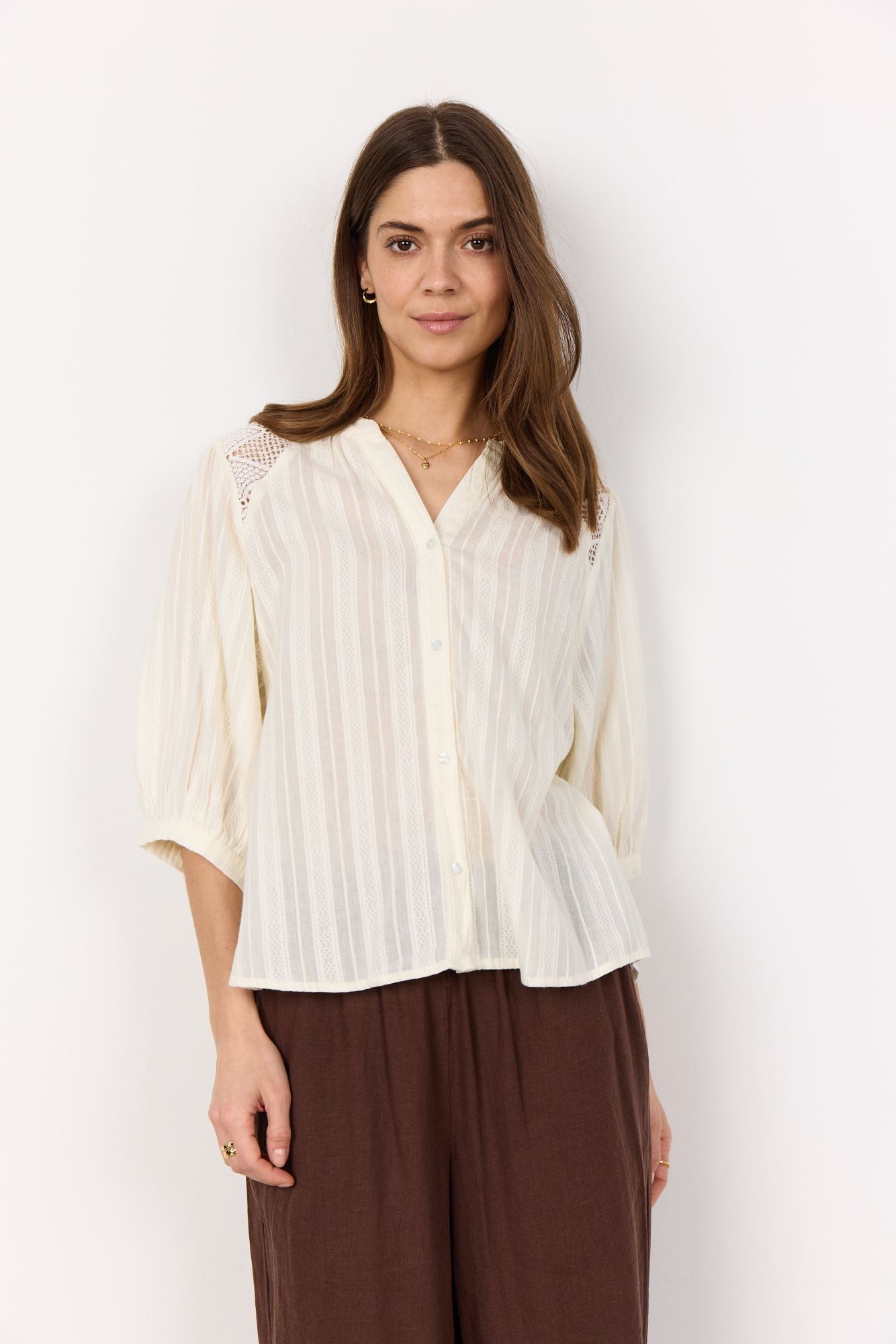 Soyaconcept Damen Bluse SC-RAFAELLA 3 weiß