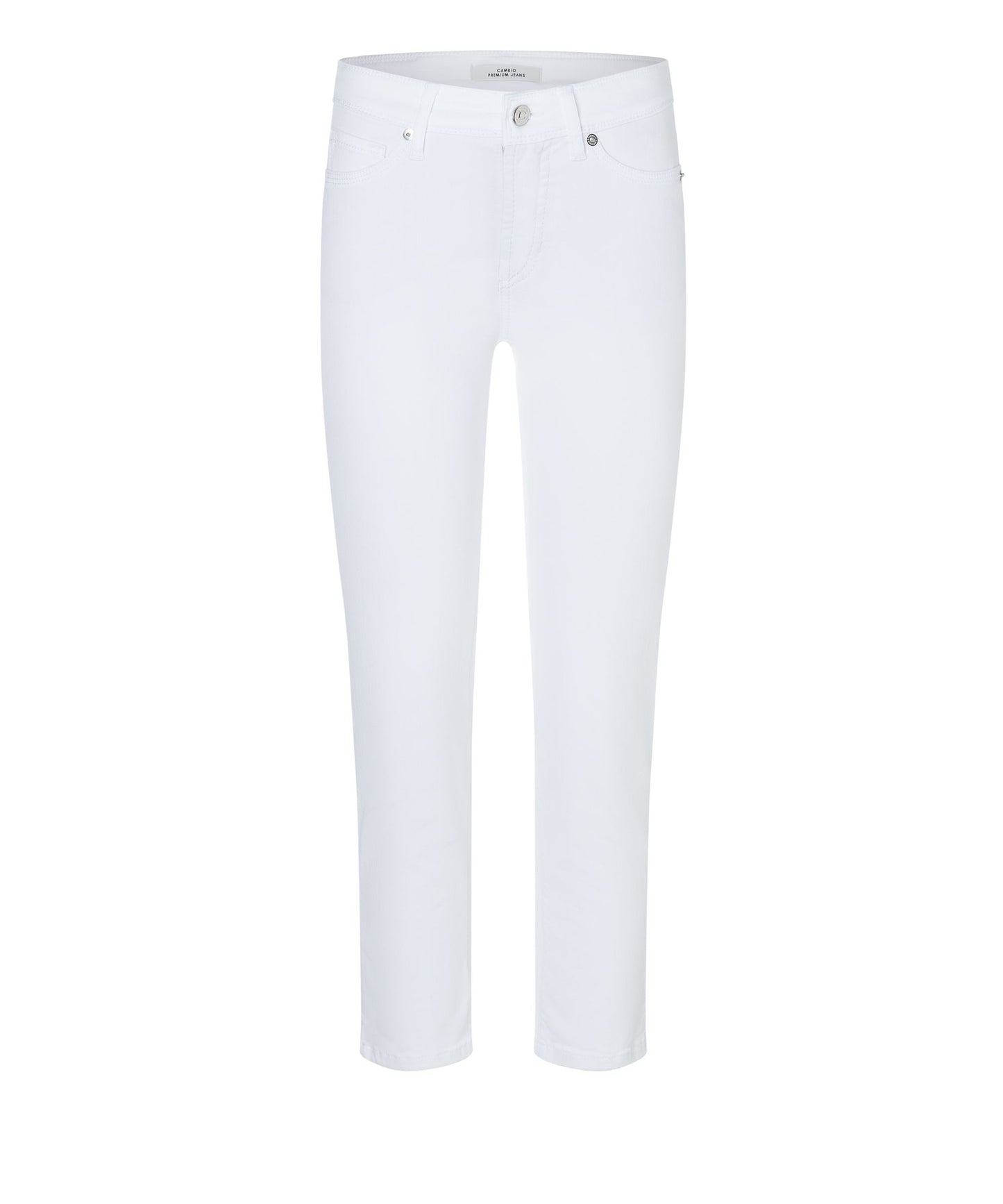 Cambio Damen Jeans Piper short 27 weiß