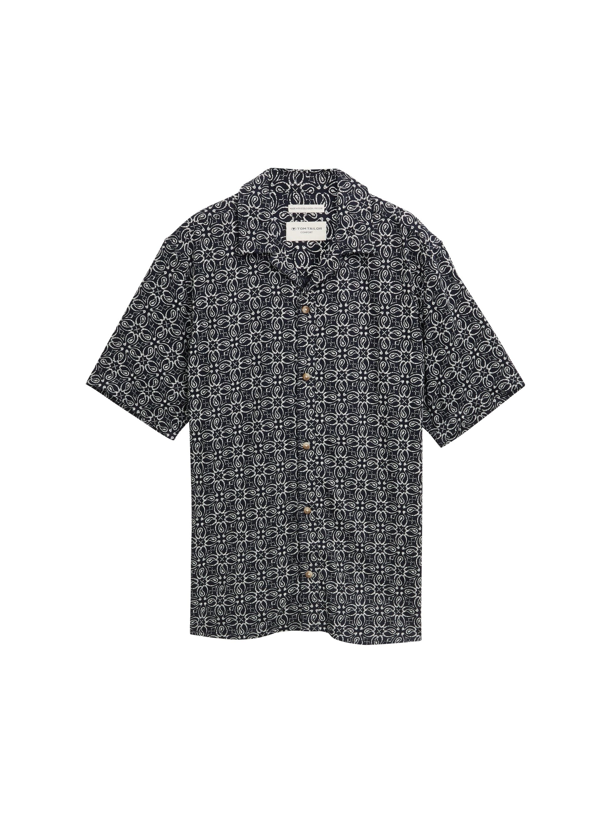 Tom Tailor Herren Kurzarmhemd XXXL blau