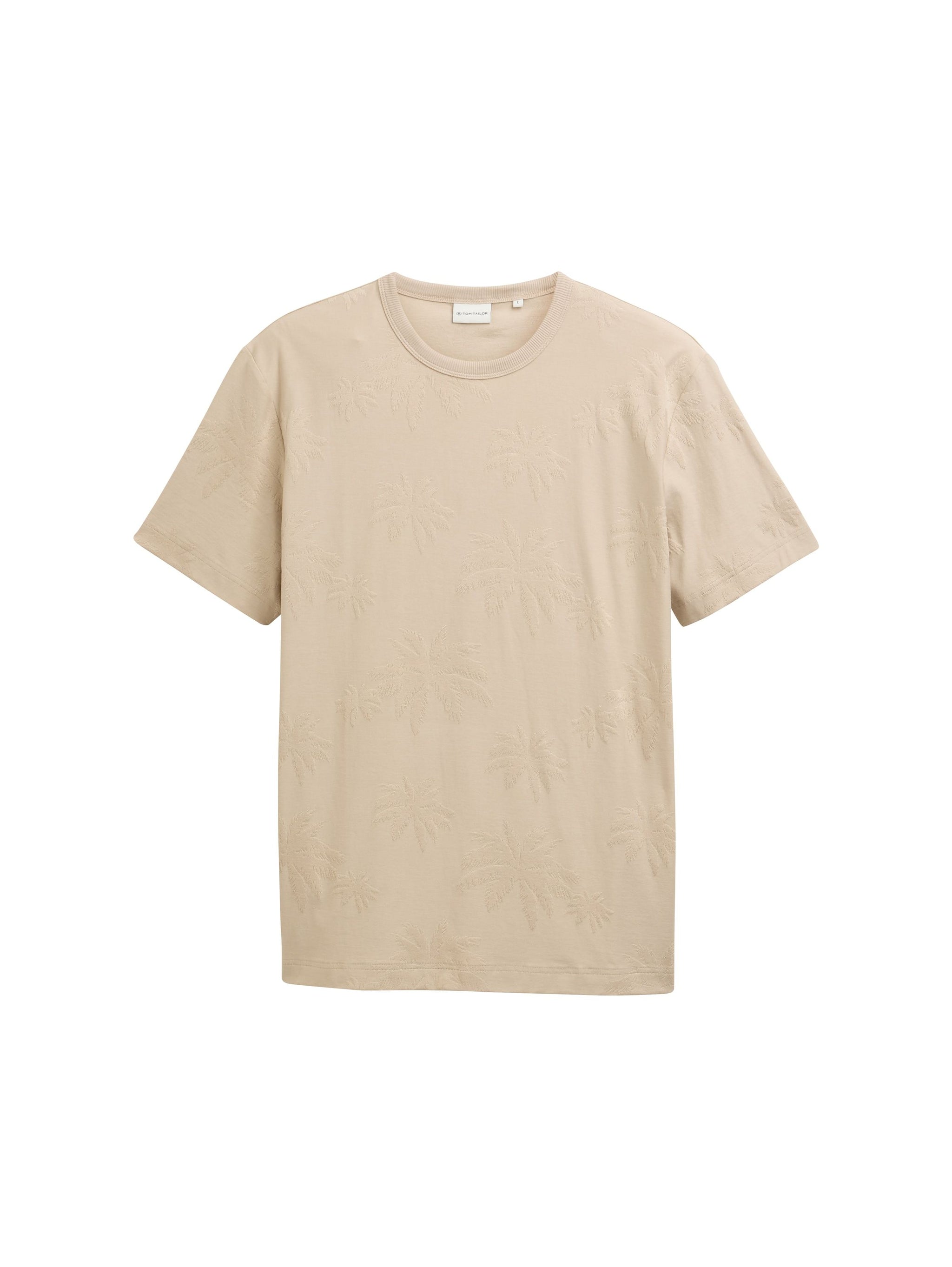 Tom Tailor – Tom Tailor Herren Jacquard T-Shirt
