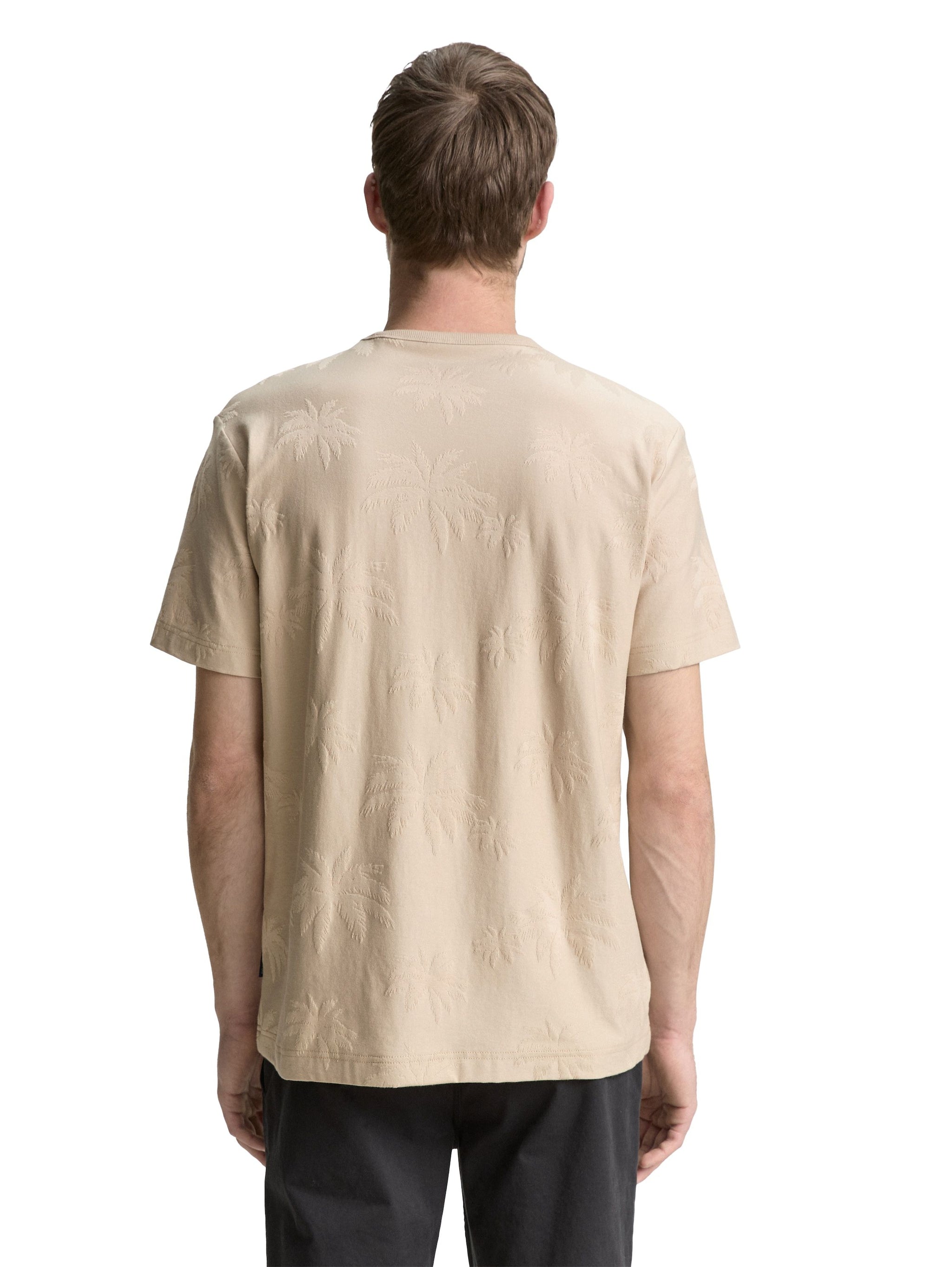 Tom Tailor – Tom Tailor Herren Jacquard T-Shirt