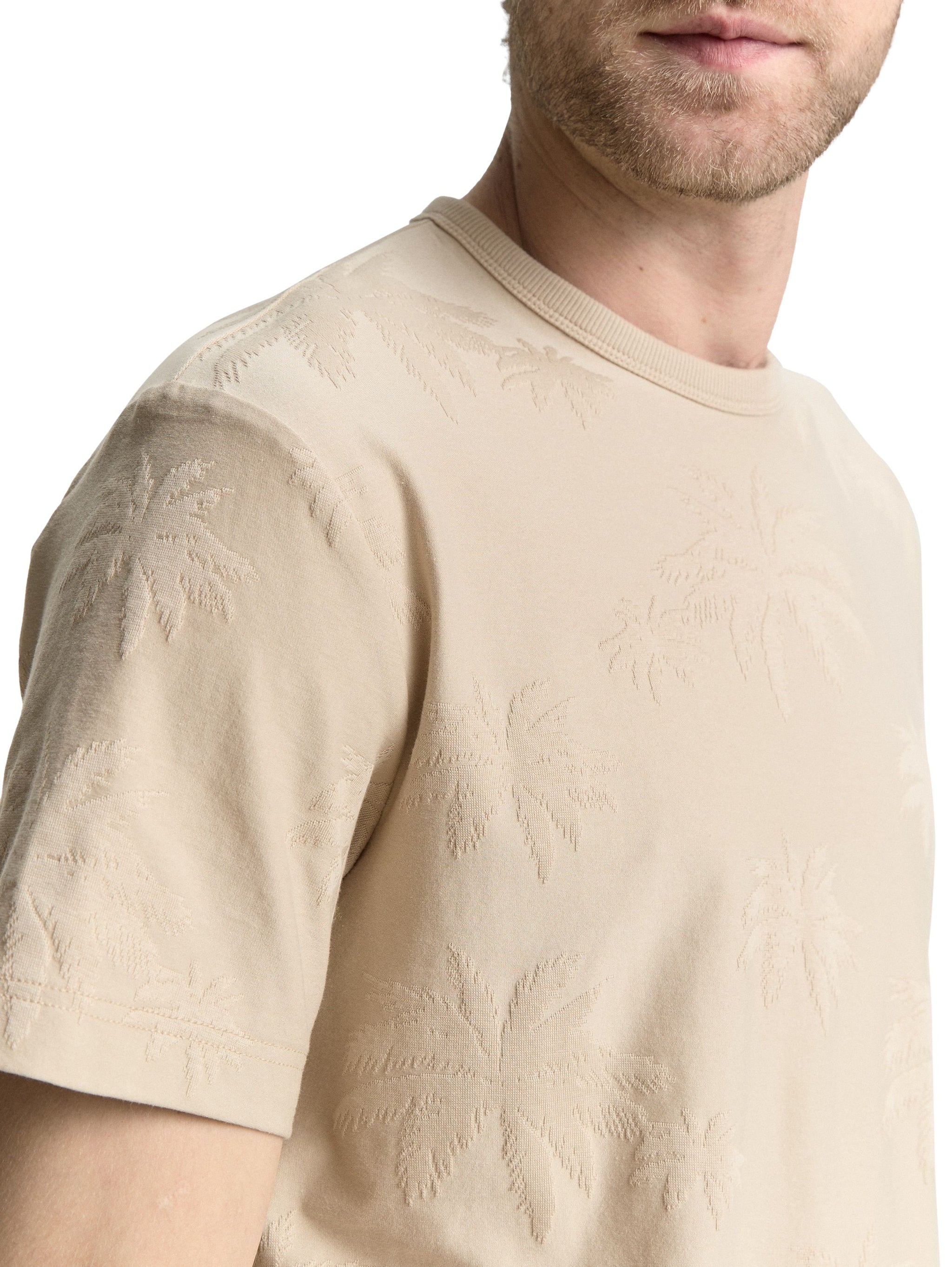Tom Tailor – Tom Tailor Herren Jacquard T-Shirt