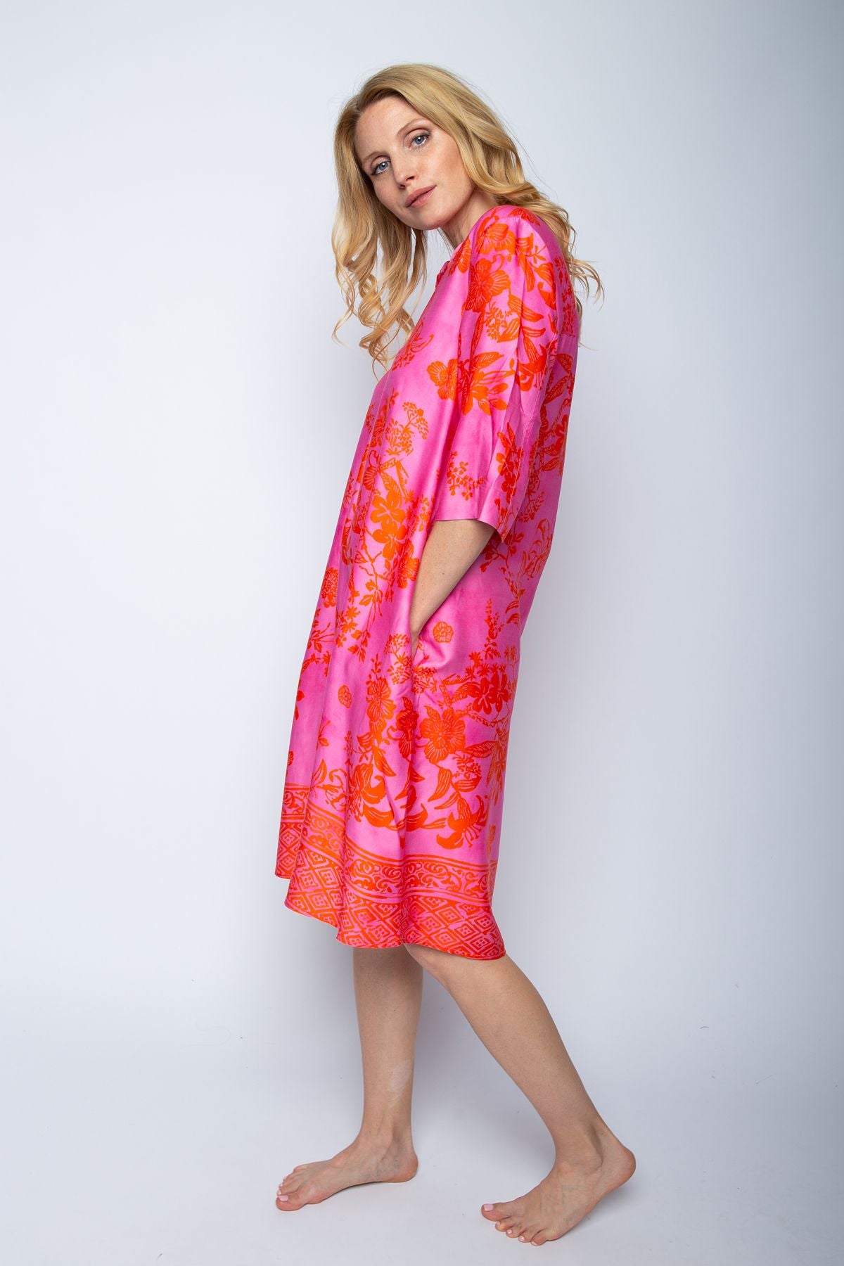 Emily van den Bergh Damen Kleid pink