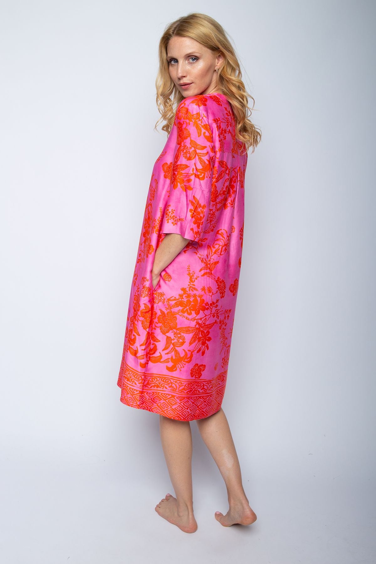 Emily van den Bergh Damen Kleid pink