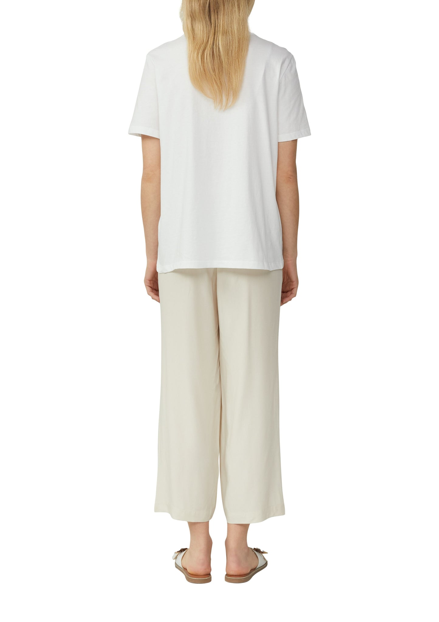 s.Oliver Damen T-Shirt weiß