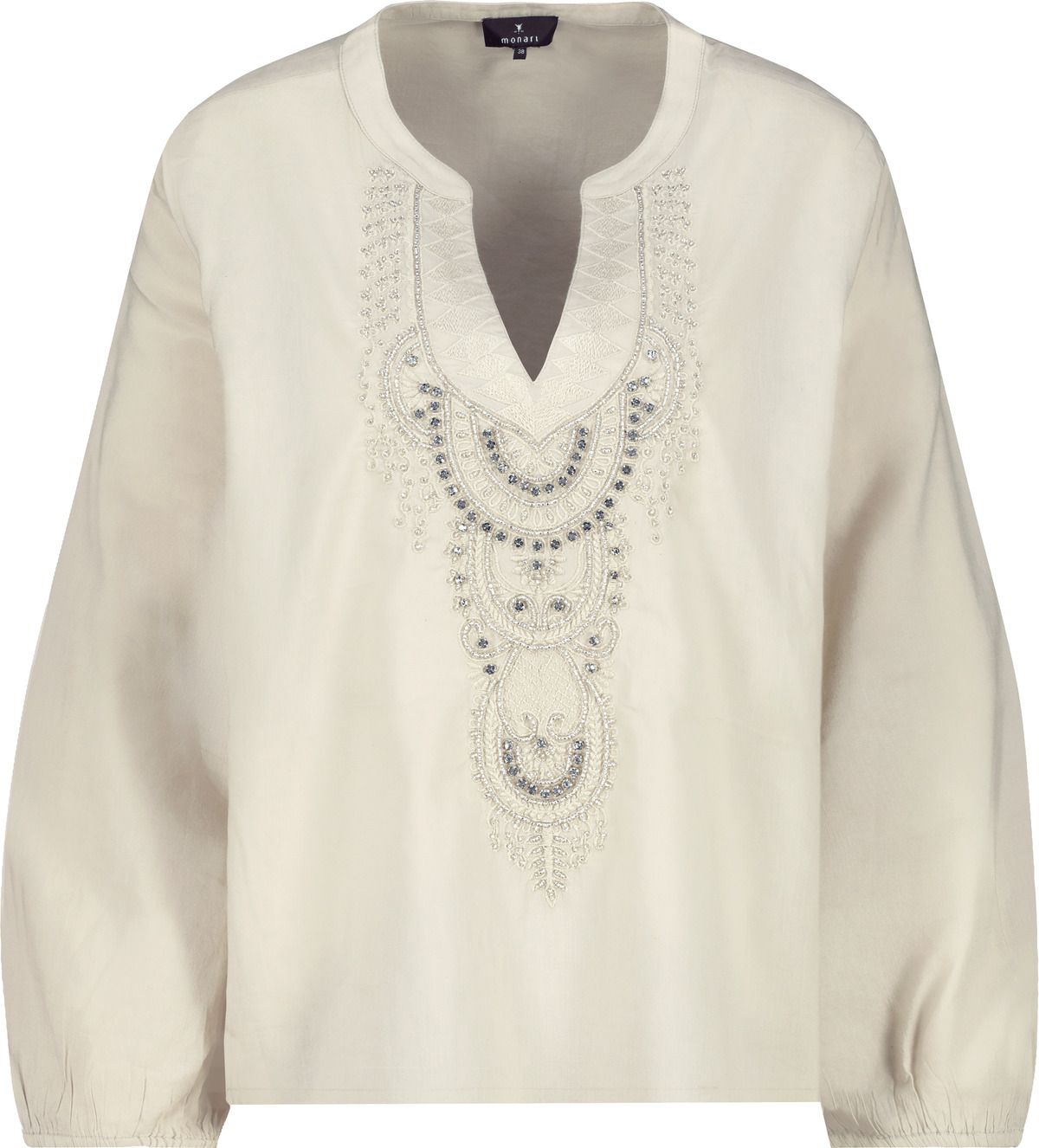 Monari Damen Bluse beige