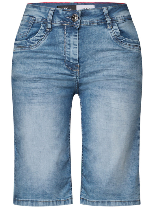 Cecil Damen Jeansshorts 36 blau