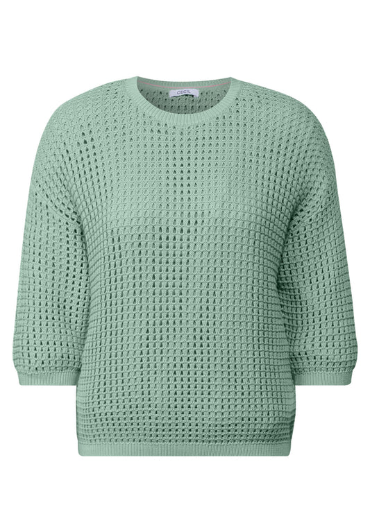 Cecil Damen Pullover XXL grün