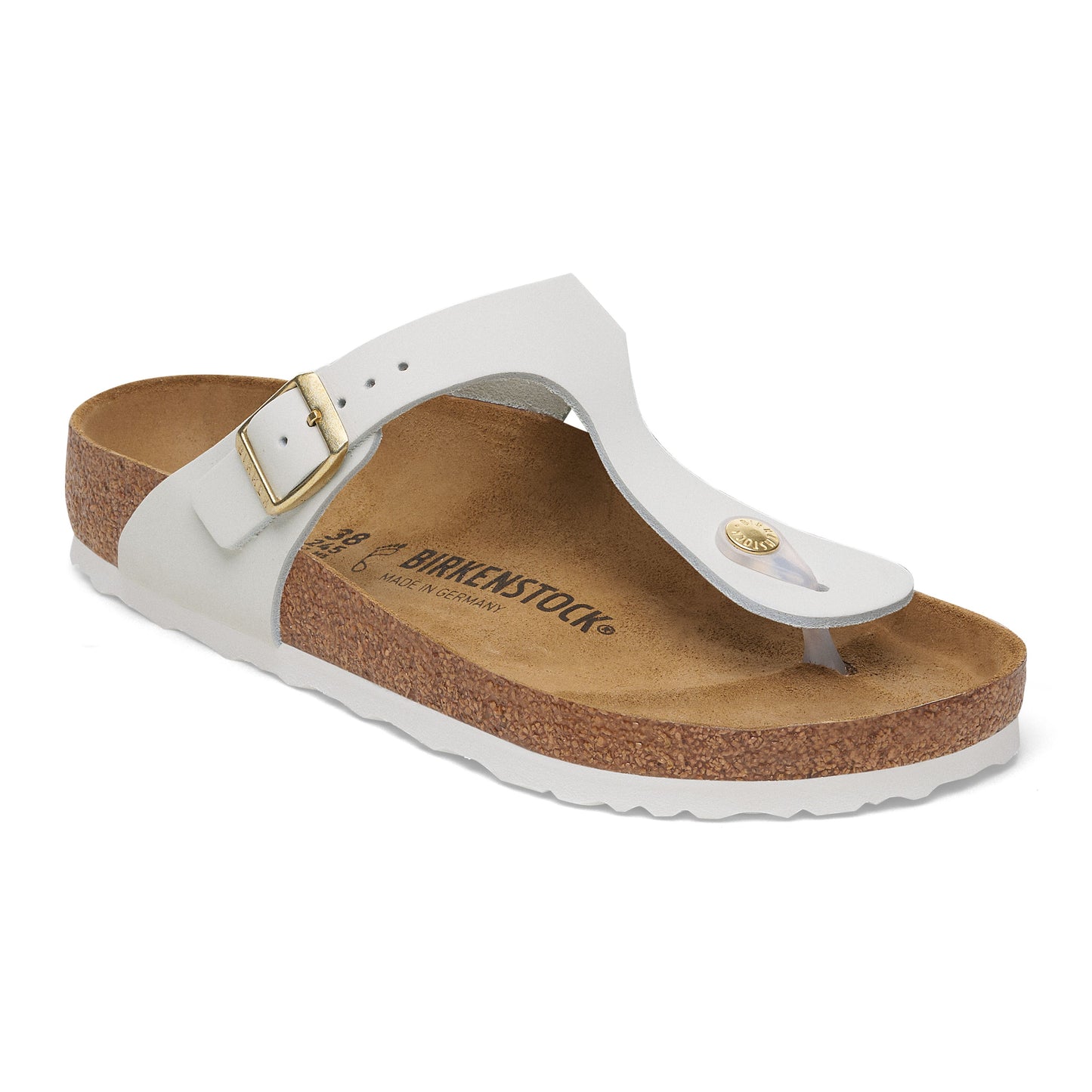 Birkenstock Damen Schuh Gizeh LENB weiß