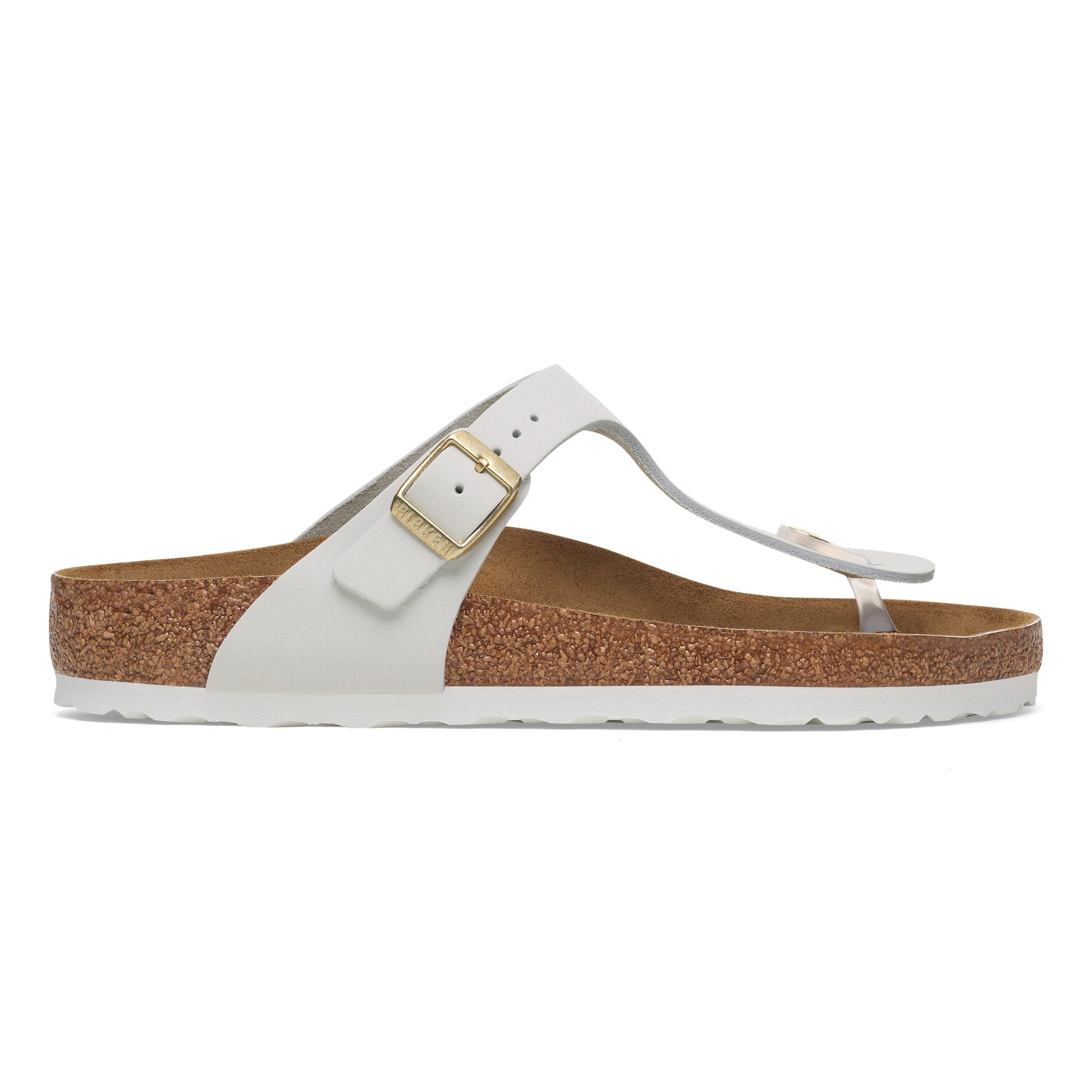 Birkenstock Damen Schuh Gizeh LENB weiß