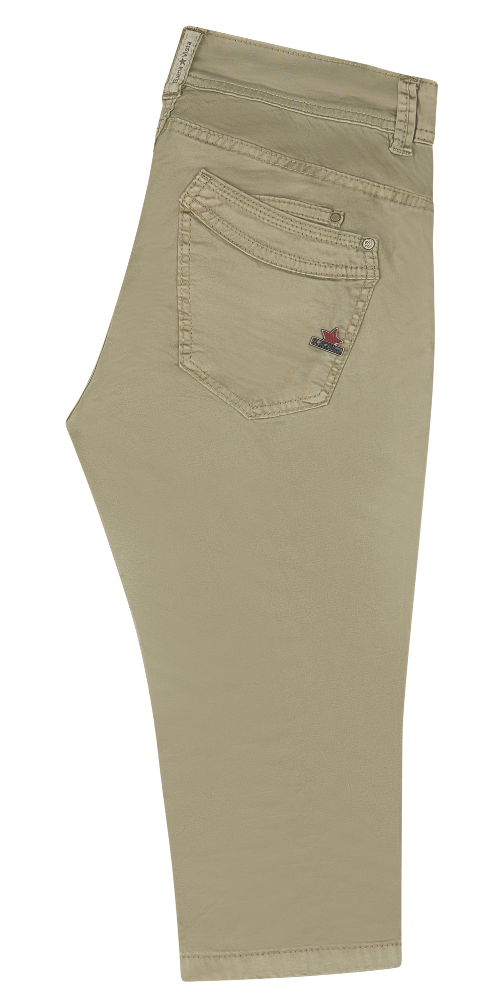 Buena Vista Damen Capri-Jeans Malibu-Zip grün