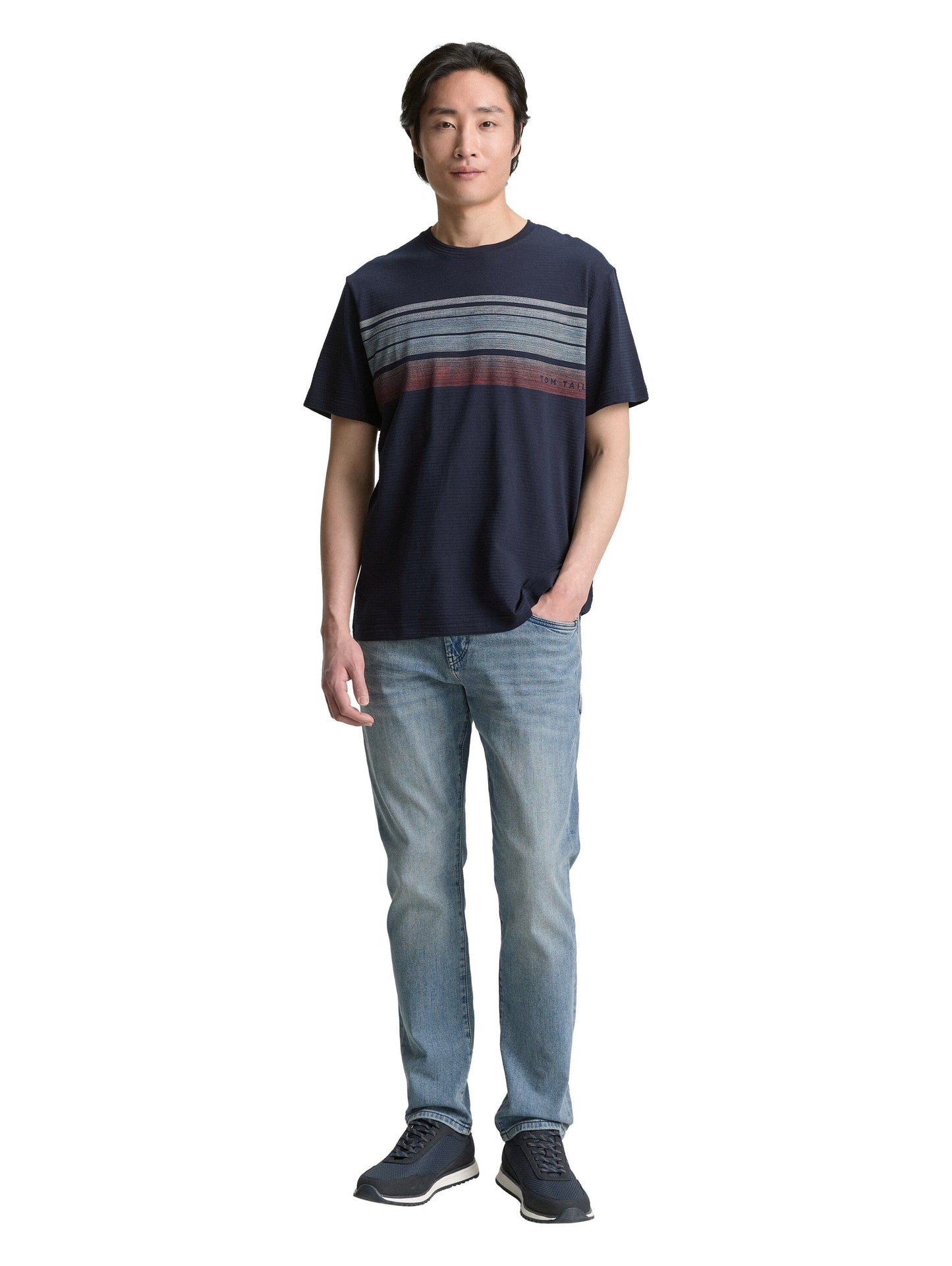 Tom Tailor Herren T-Shirt blau