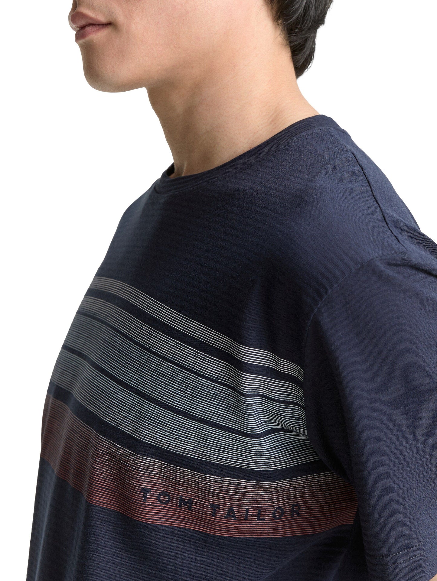 Tom Tailor Herren T-Shirt blau