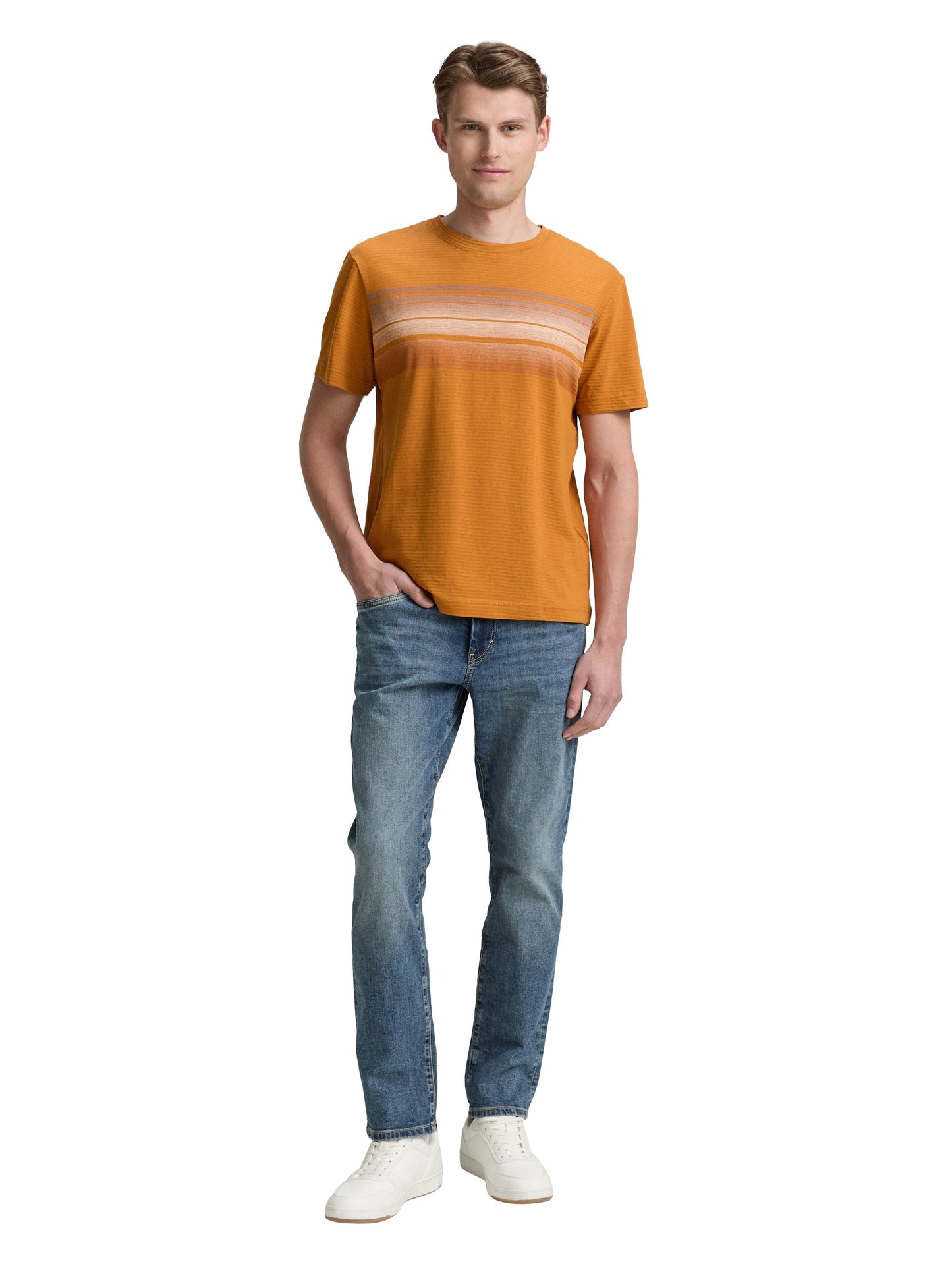 Tom Tailor Herren T-Shirt orange