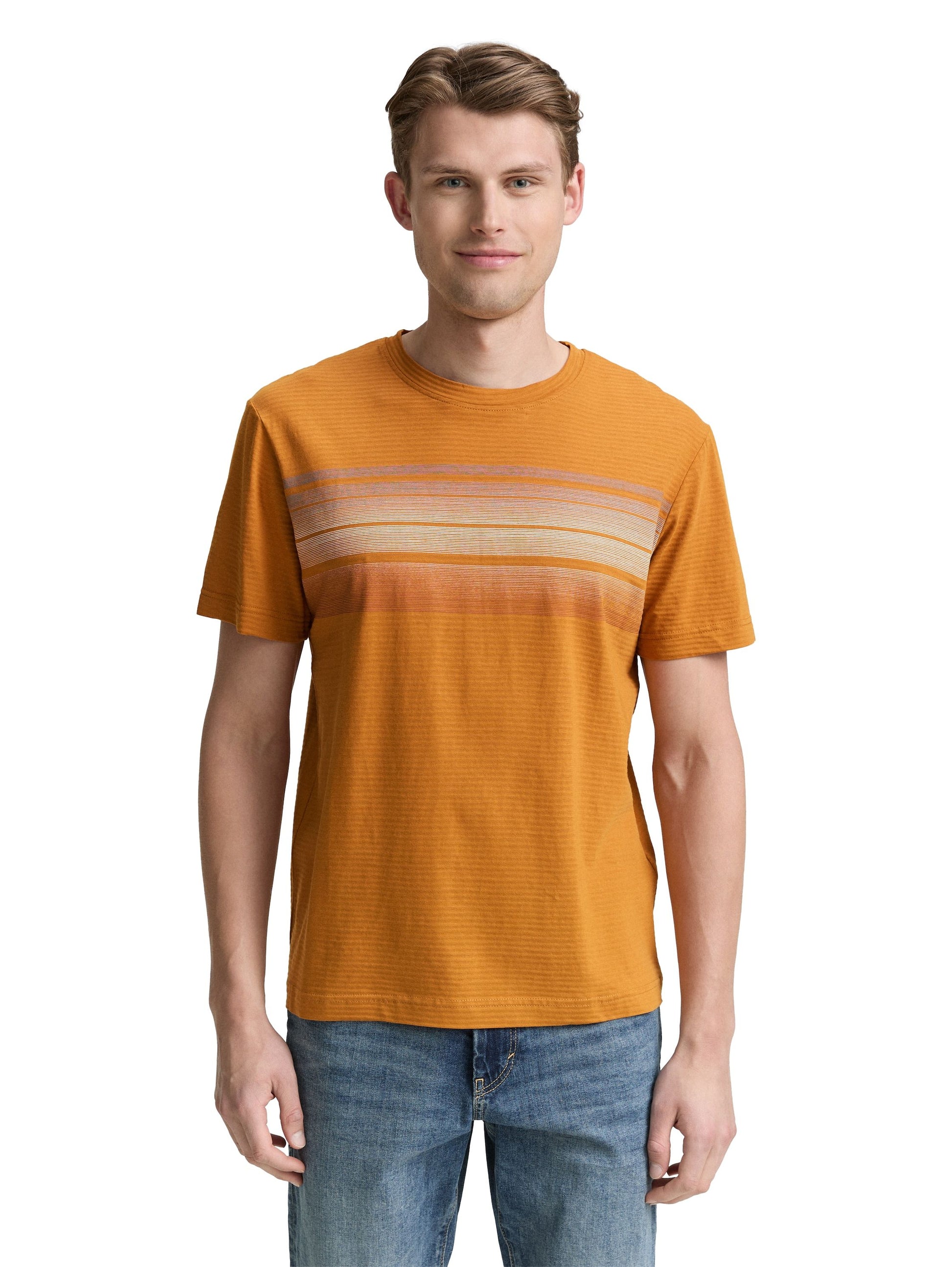 Tom Tailor Herren T-Shirt orange