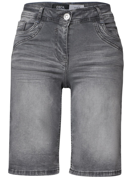Cecil Damen Jeansshorts 36 grau