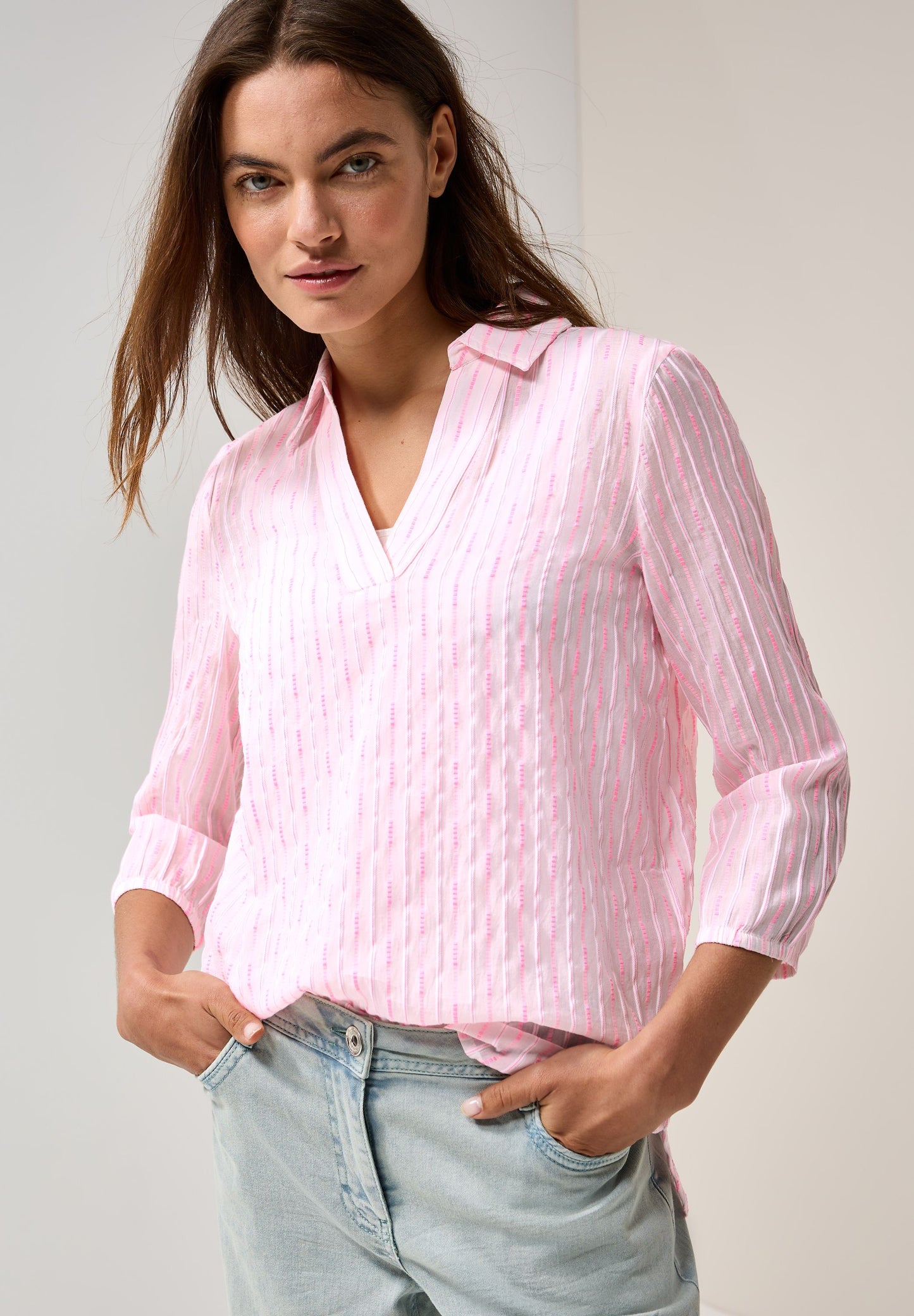 Cecil Damen Bluse rosa