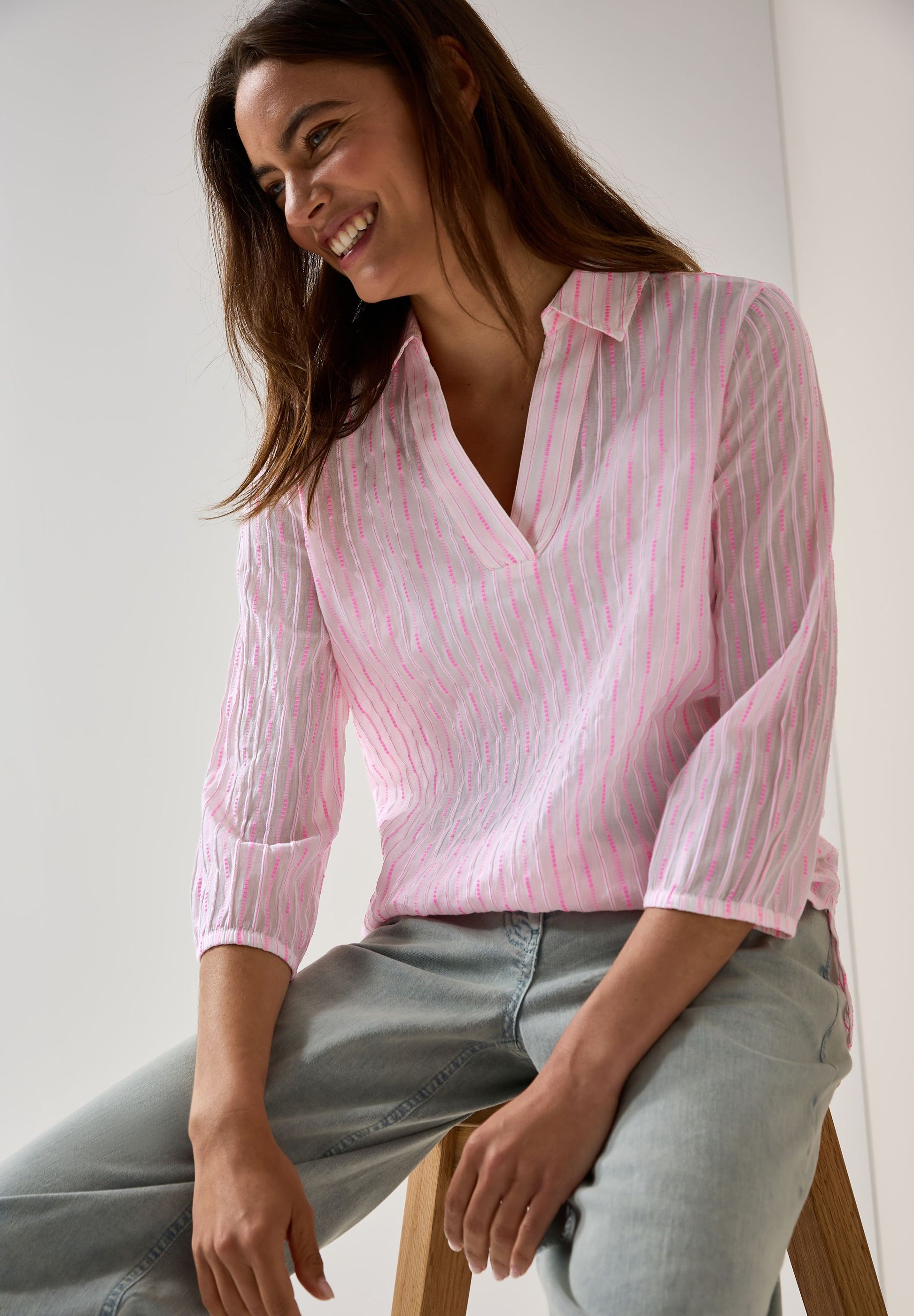 Cecil Damen Bluse rosa