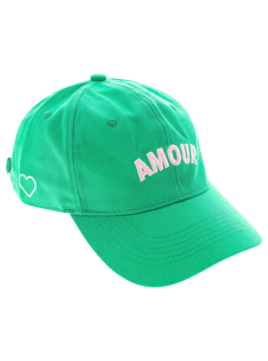 Zwillingsherz Damen Cap Amour grün