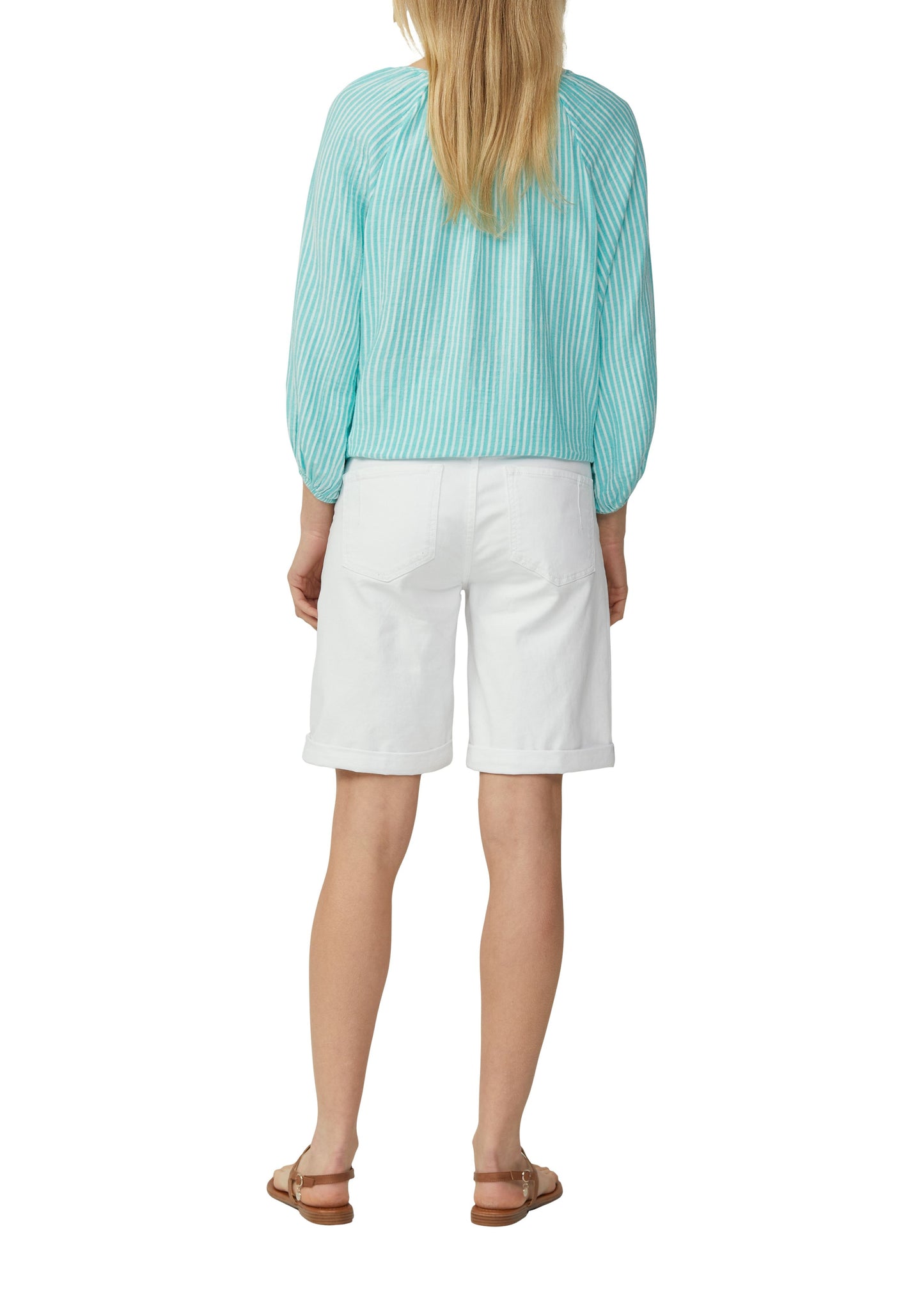 s.Oliver Damen Musselinbluse blau
