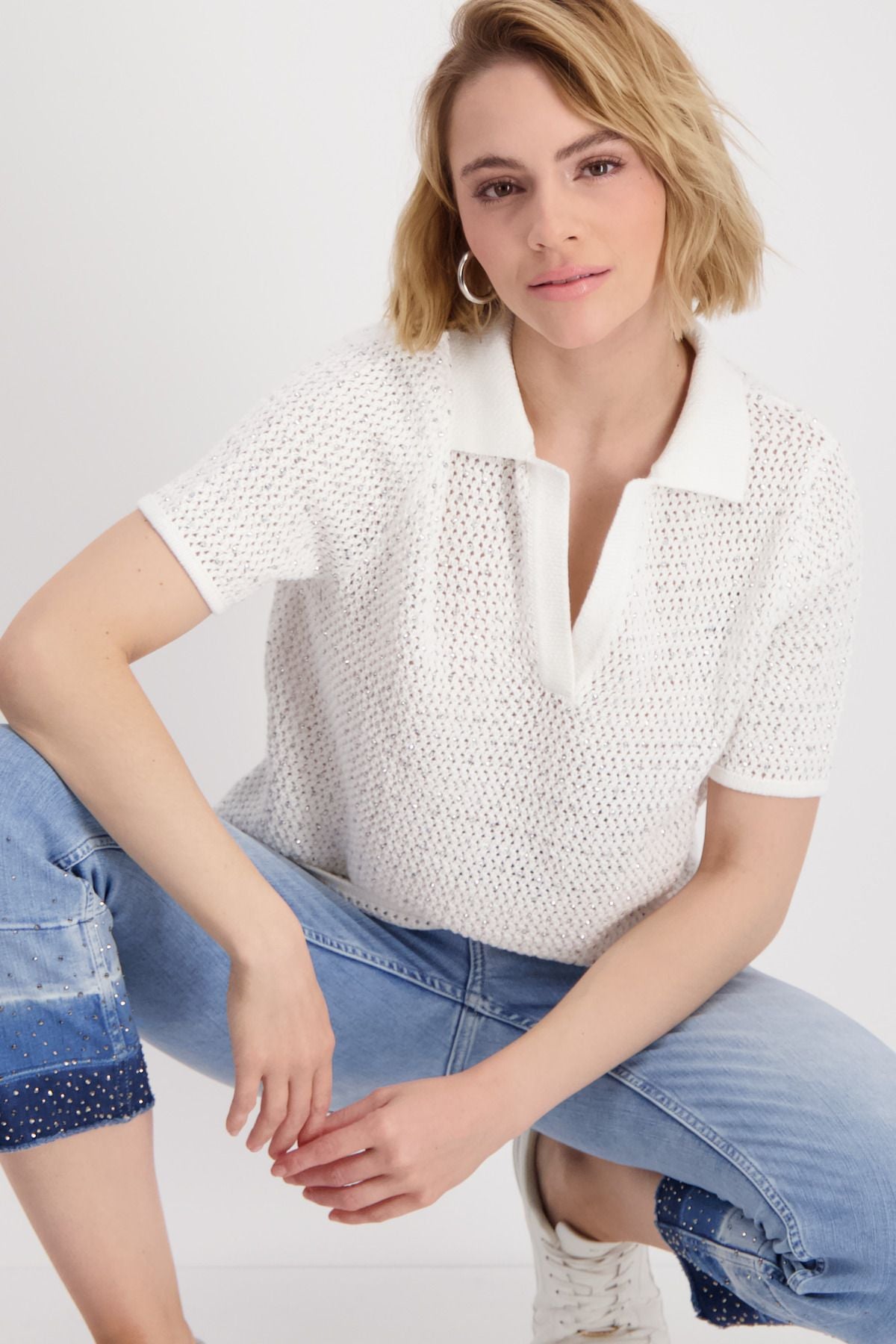 monari Damen Shirt weiß
