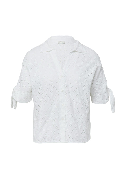 s.Oliver Damen Bluse weiß