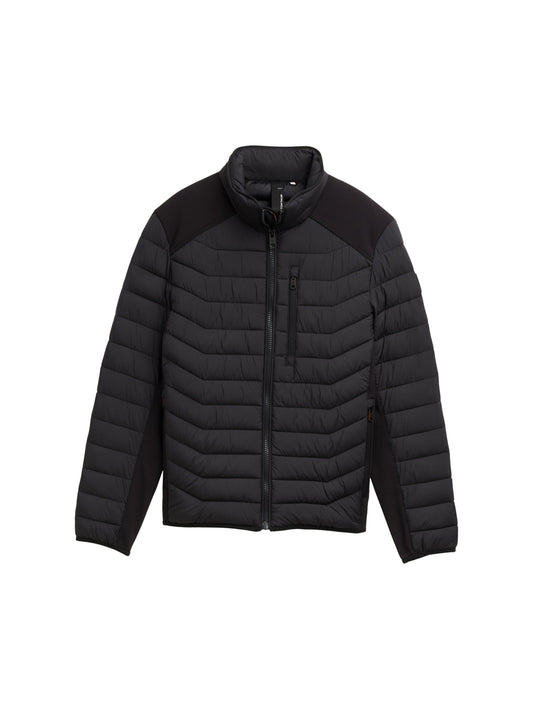 Tom Tailor Herren Lightweight Hybrid Steppjacke XXXL schwarz