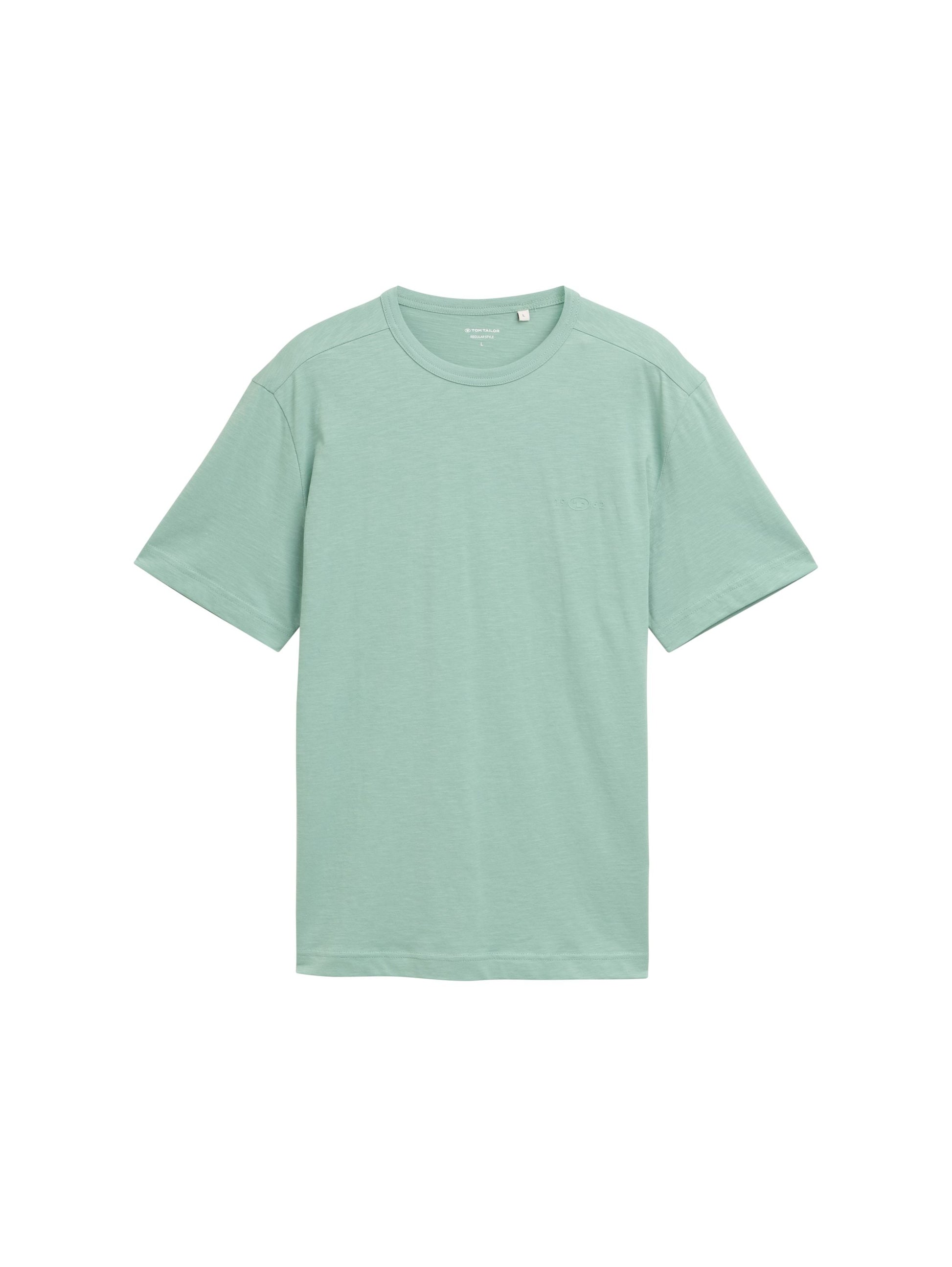 Tom Tailor Basic T-Shirt aus Baumwolle XXXL grün