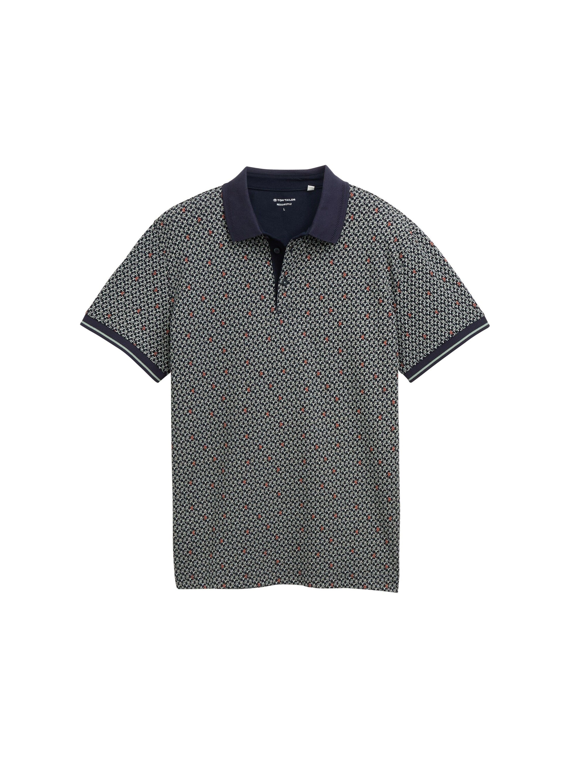 Tom Tailor Herren Piqué Poloshirt blau