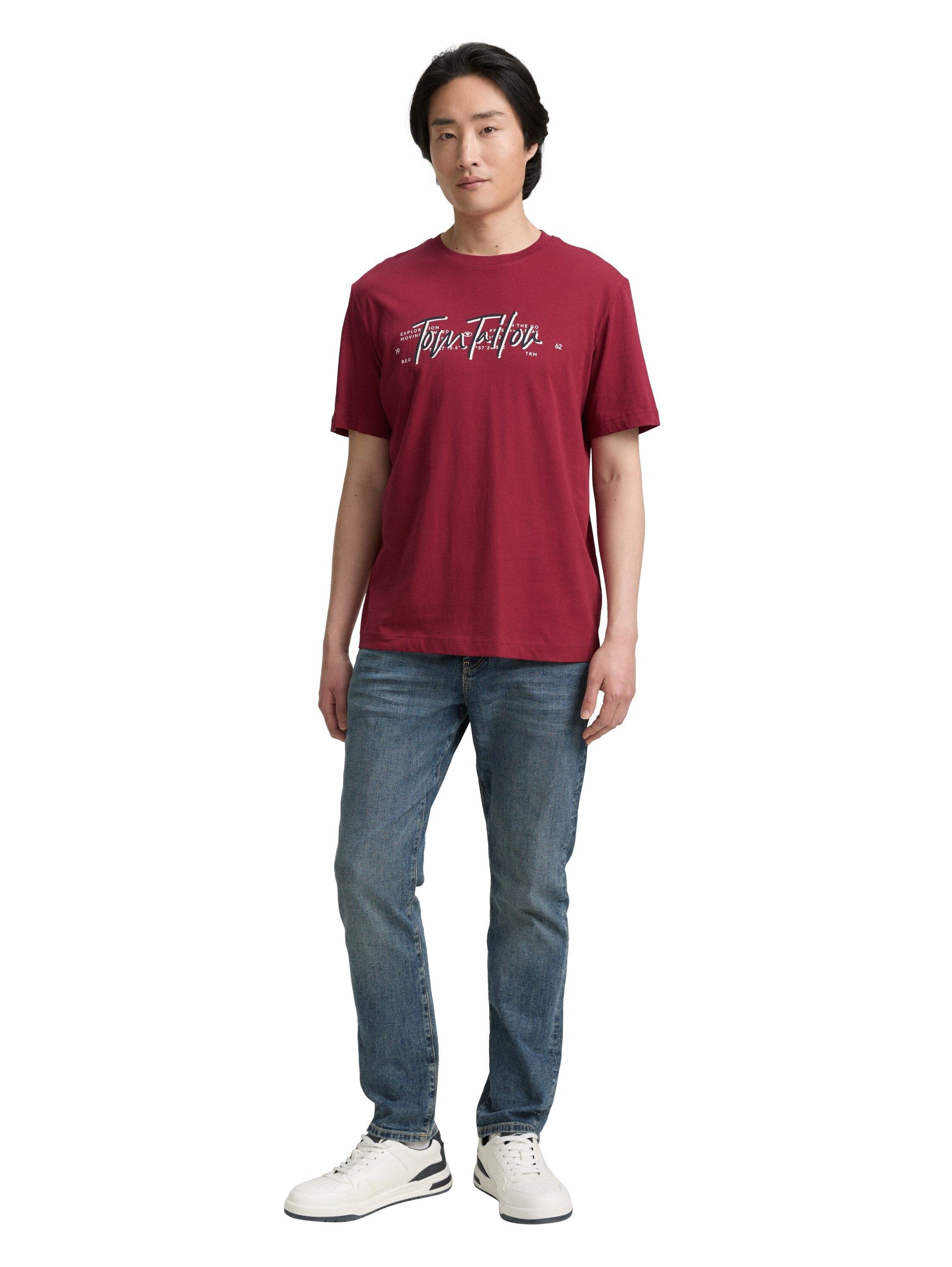 Tom Tailor Herren T-Shirt rot