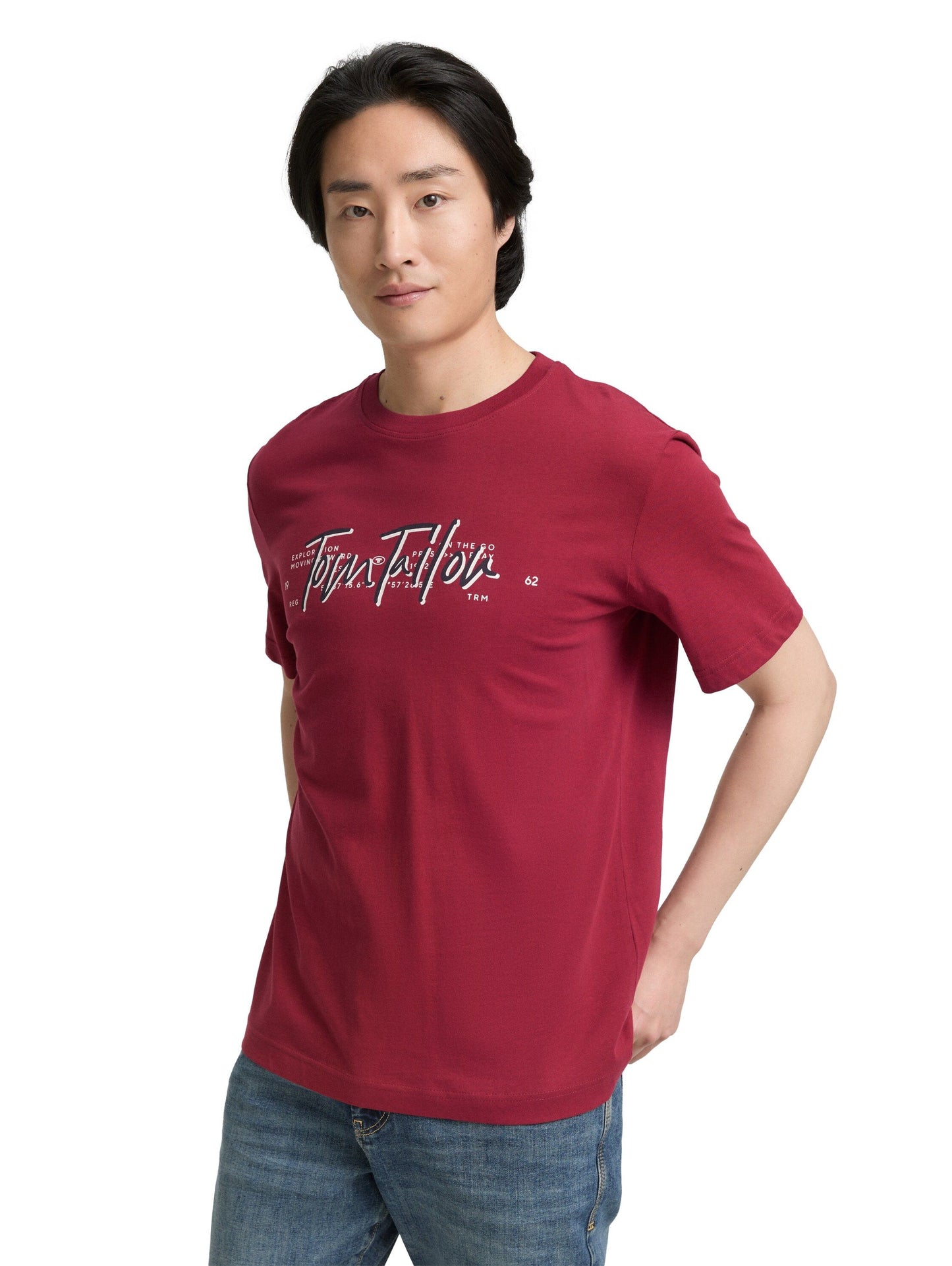 Tom Tailor Herren T-Shirt rot