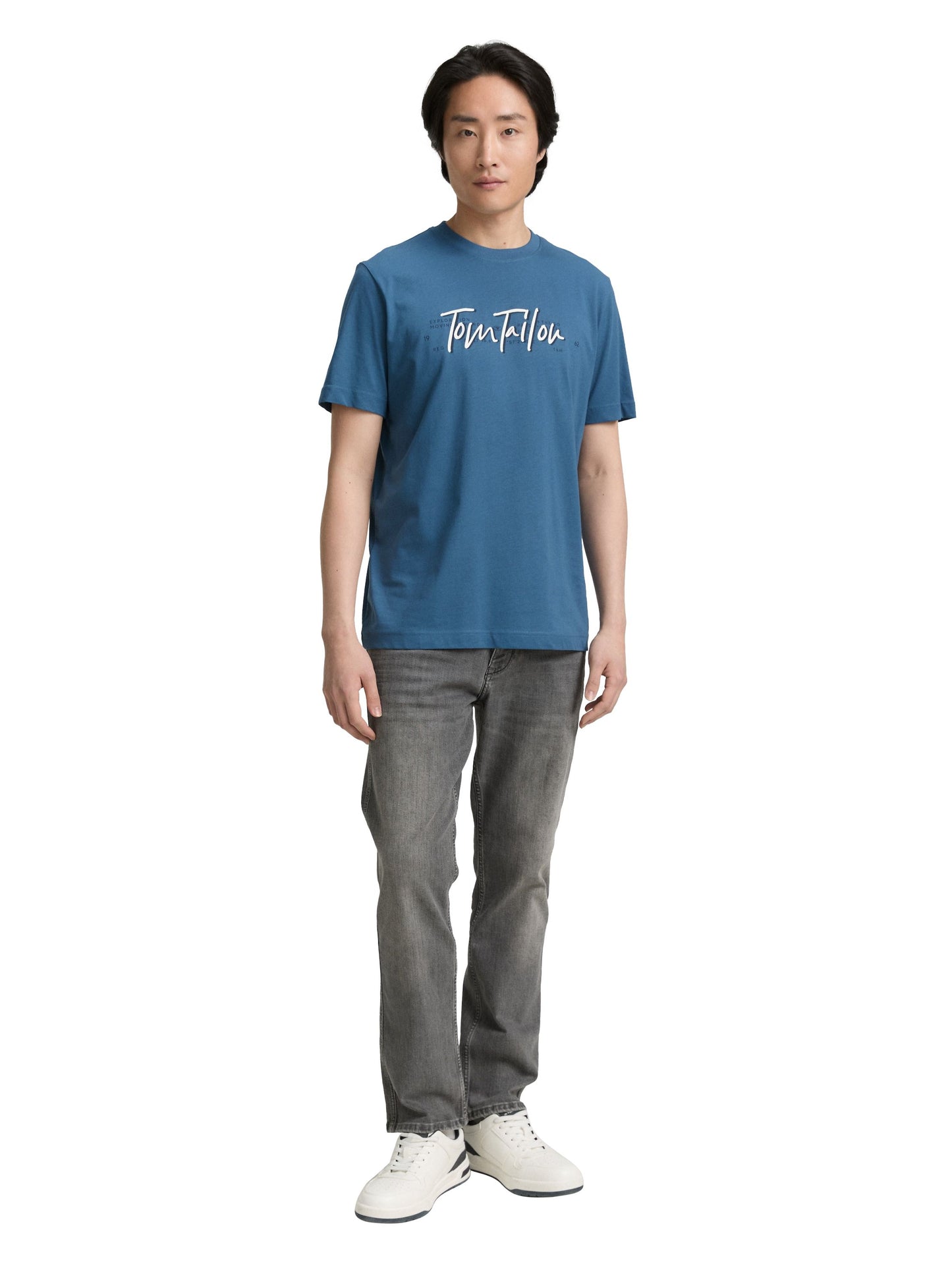 Tom Tailor Herren T-Shirt blau