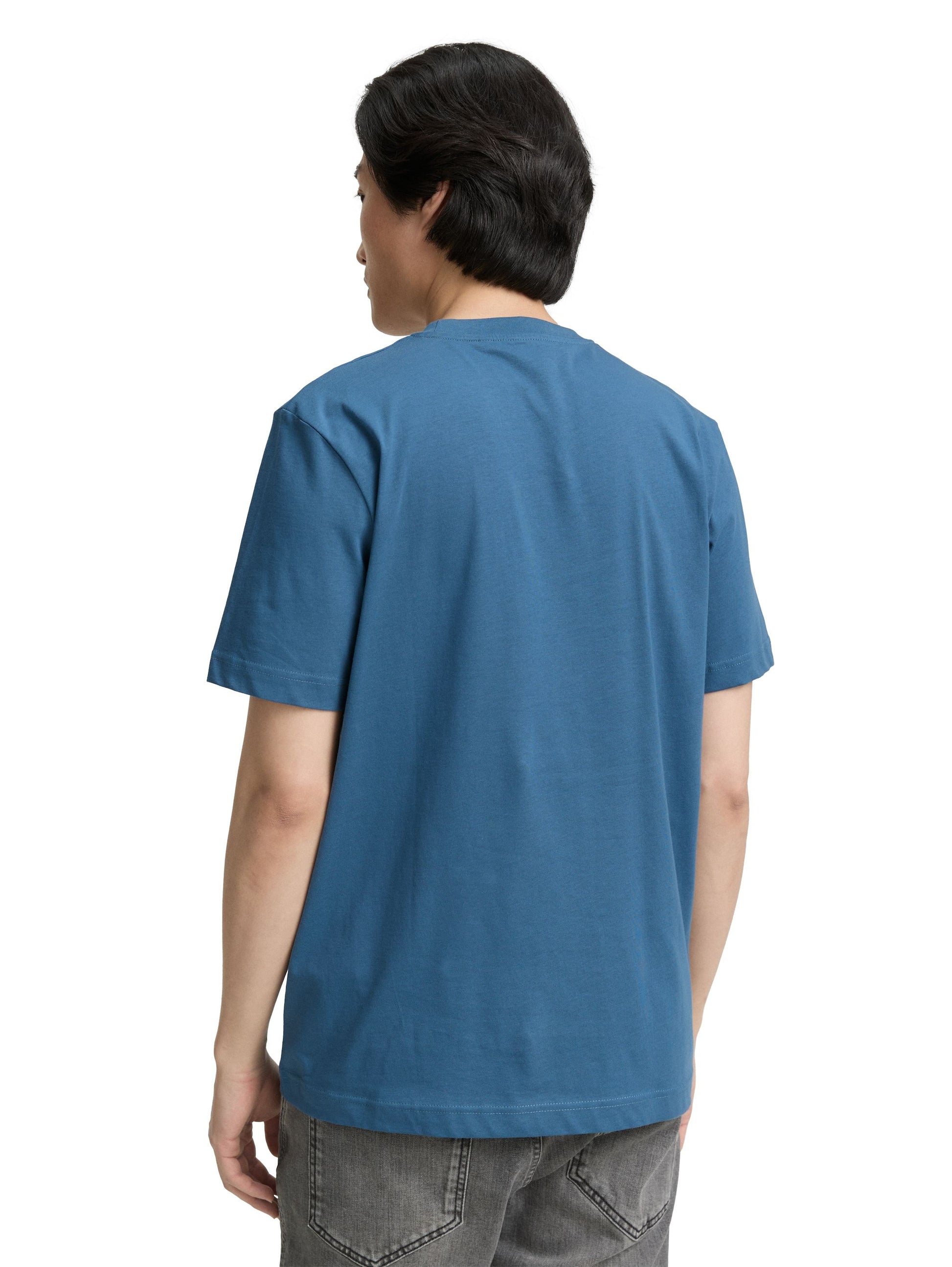 Tom Tailor Herren T-Shirt blau