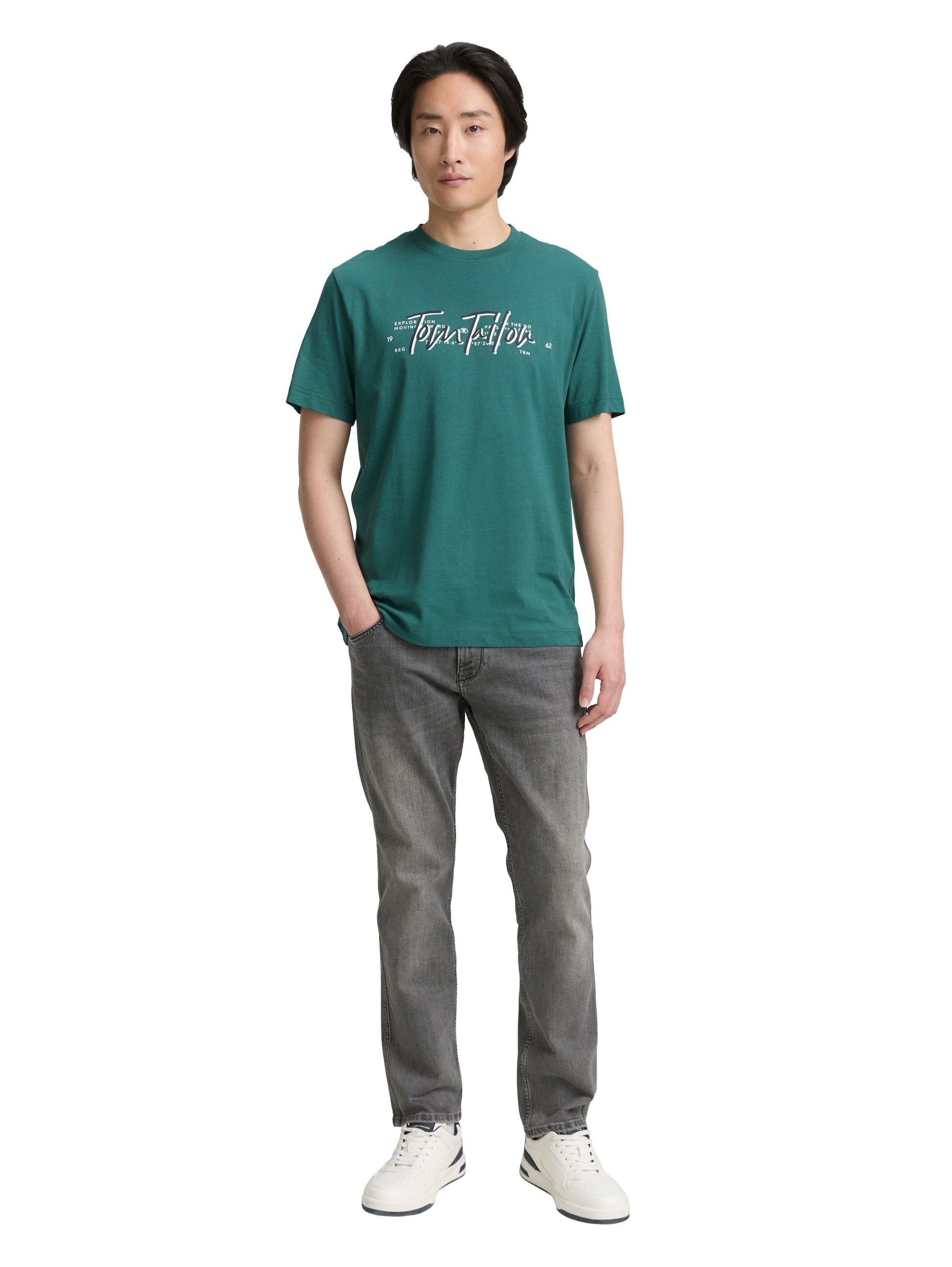 Tom Tailor Herren T-Shirt grün
