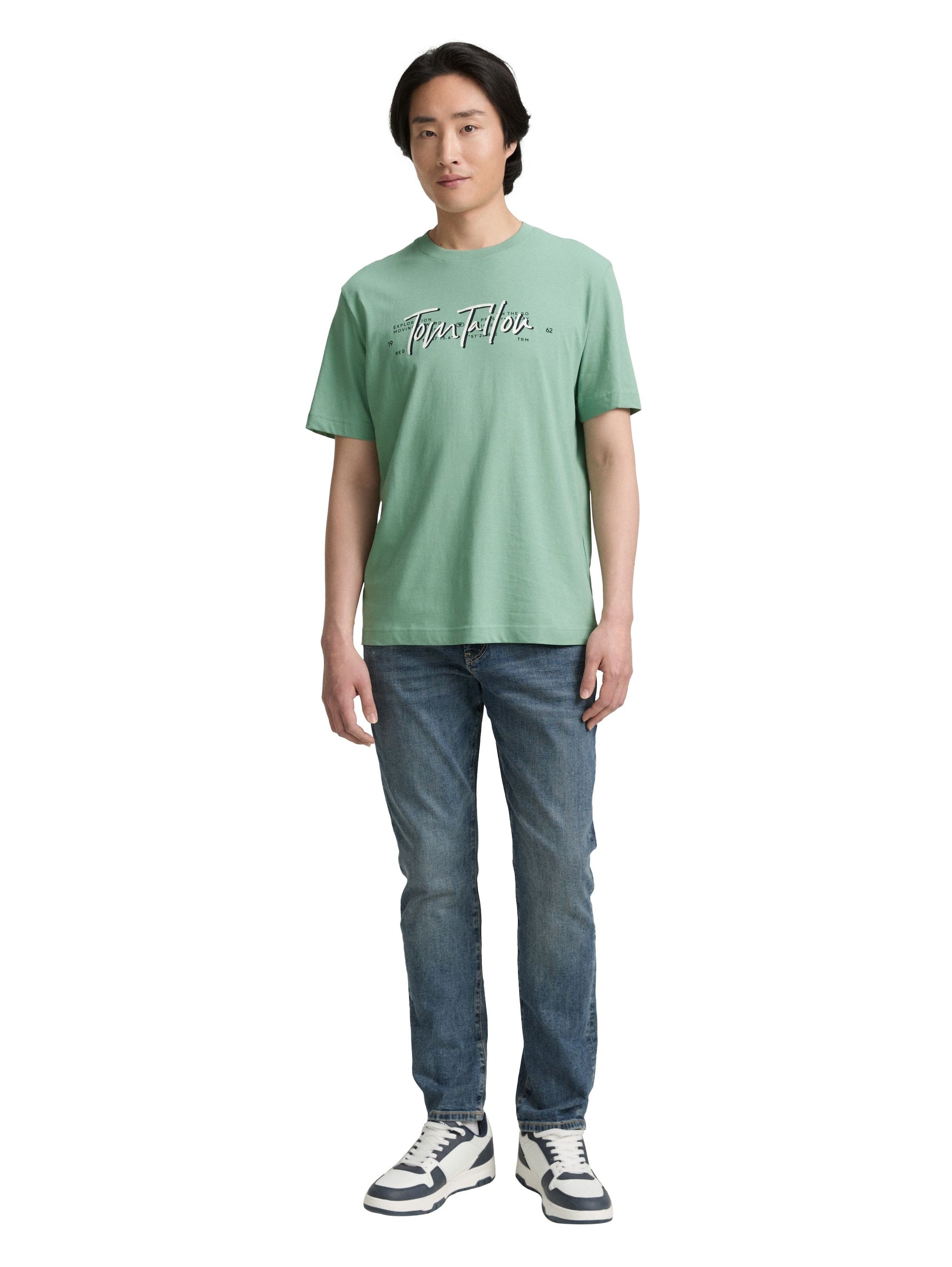 Tom Tailor Herren T-Shirt grün