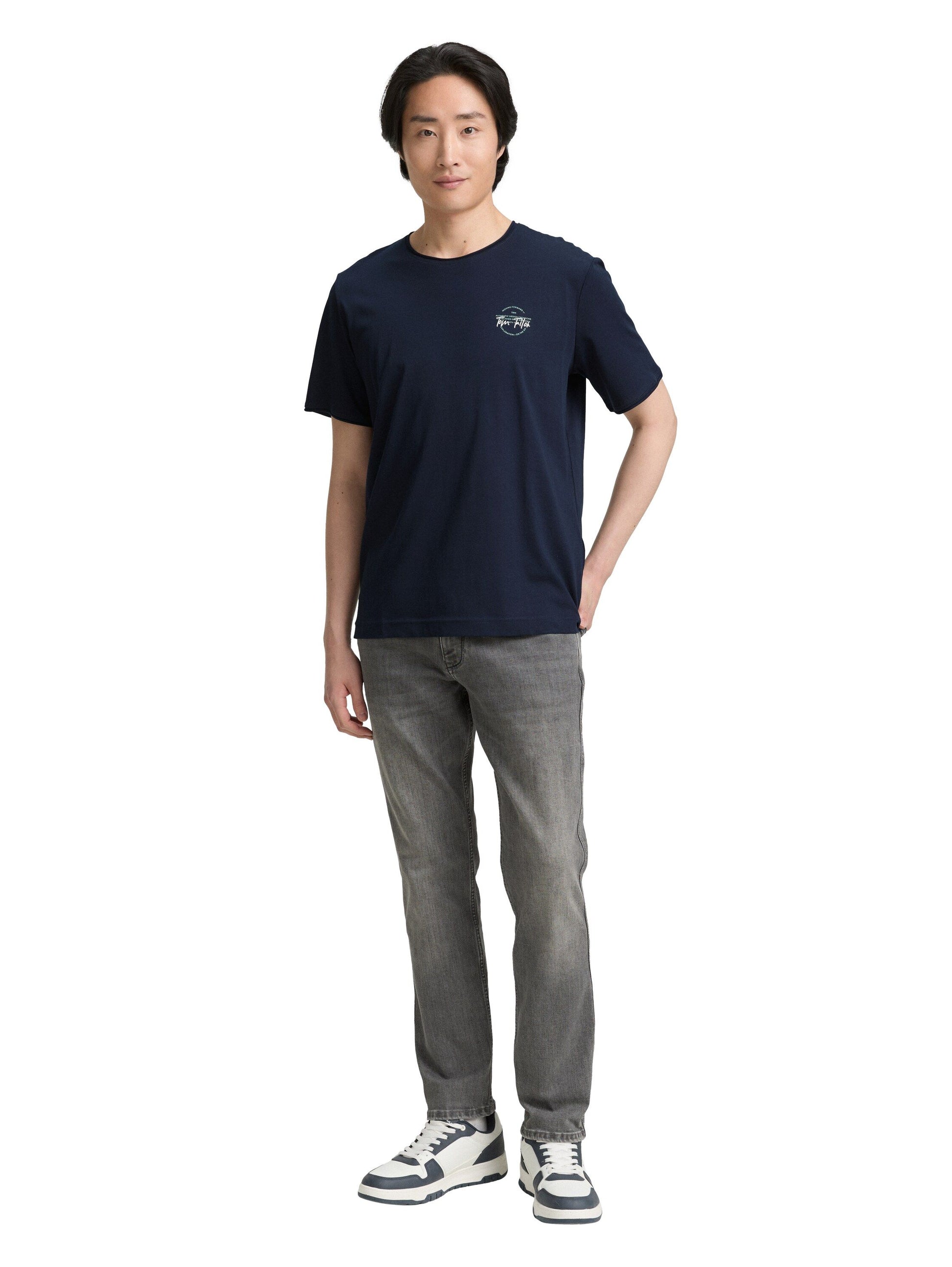 Tom Tailor Herren T-Shirt blau