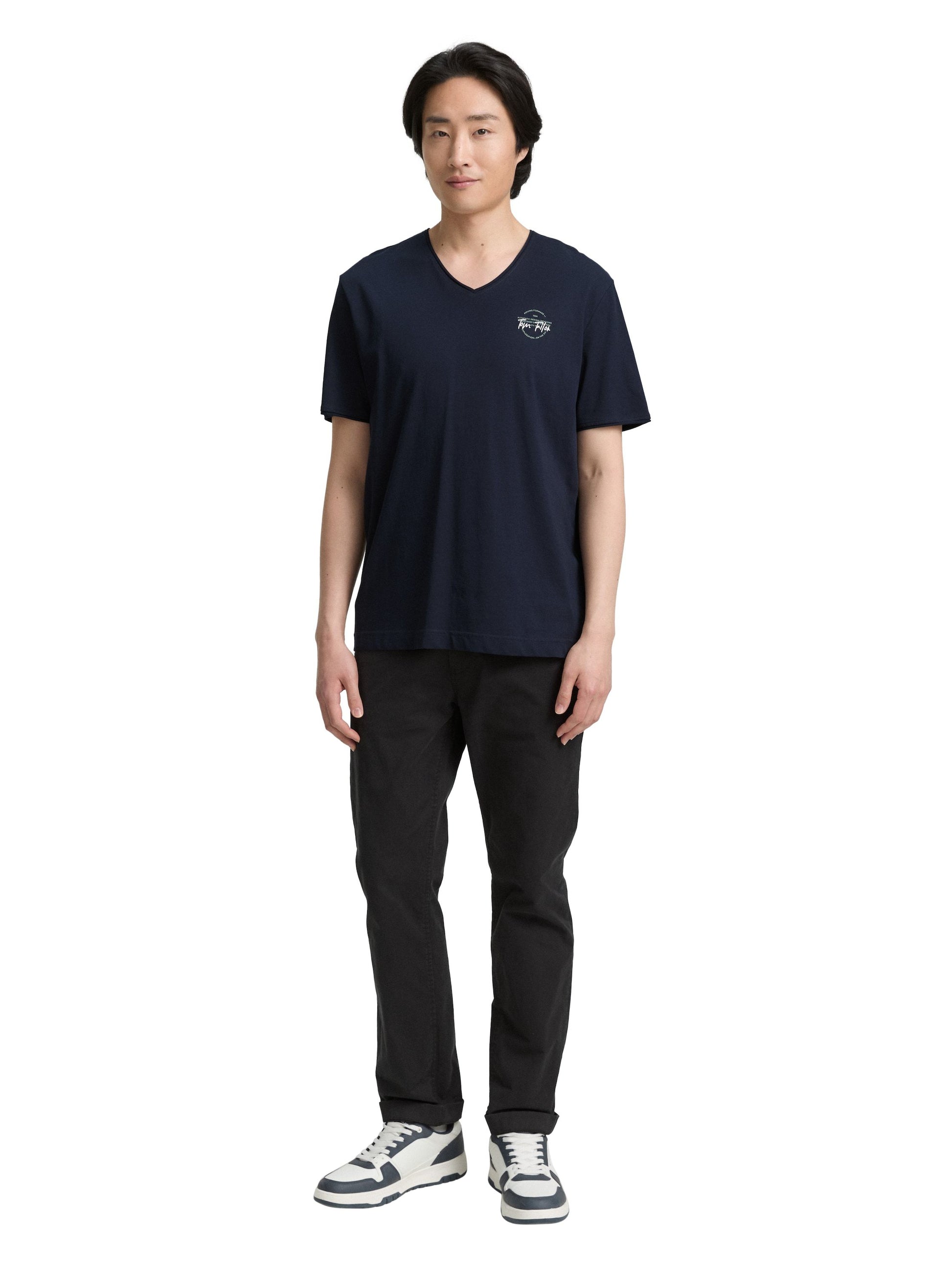 Tom Tailor Herren T-Shirt blau