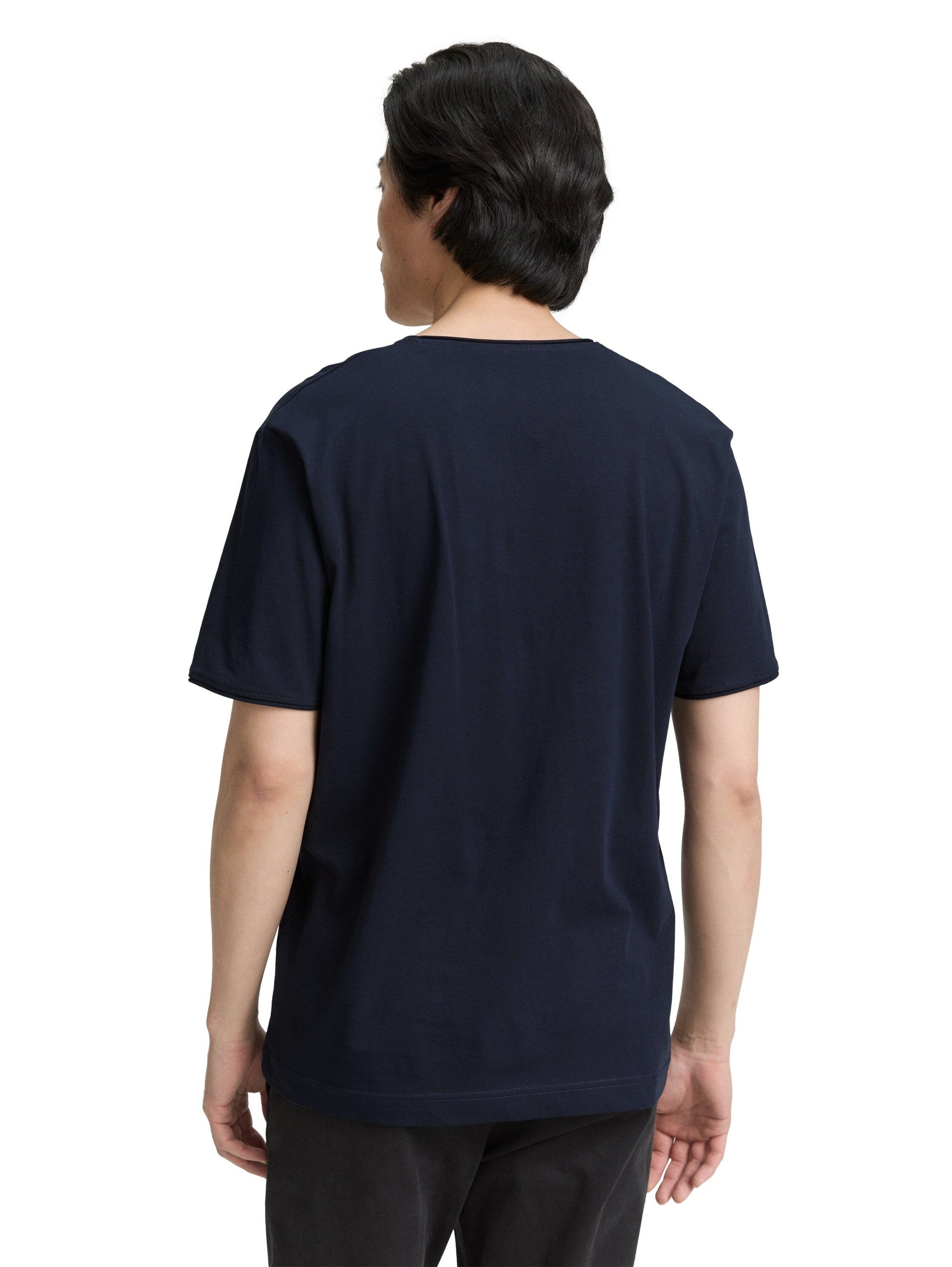 Tom Tailor Herren T-Shirt blau