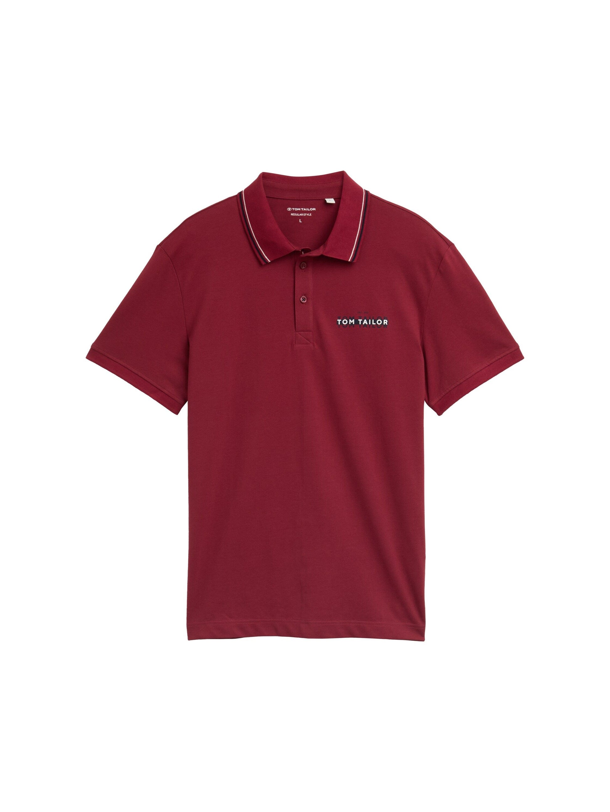 Tom Tailor Herren Piqué Poloshirt XXXL rot