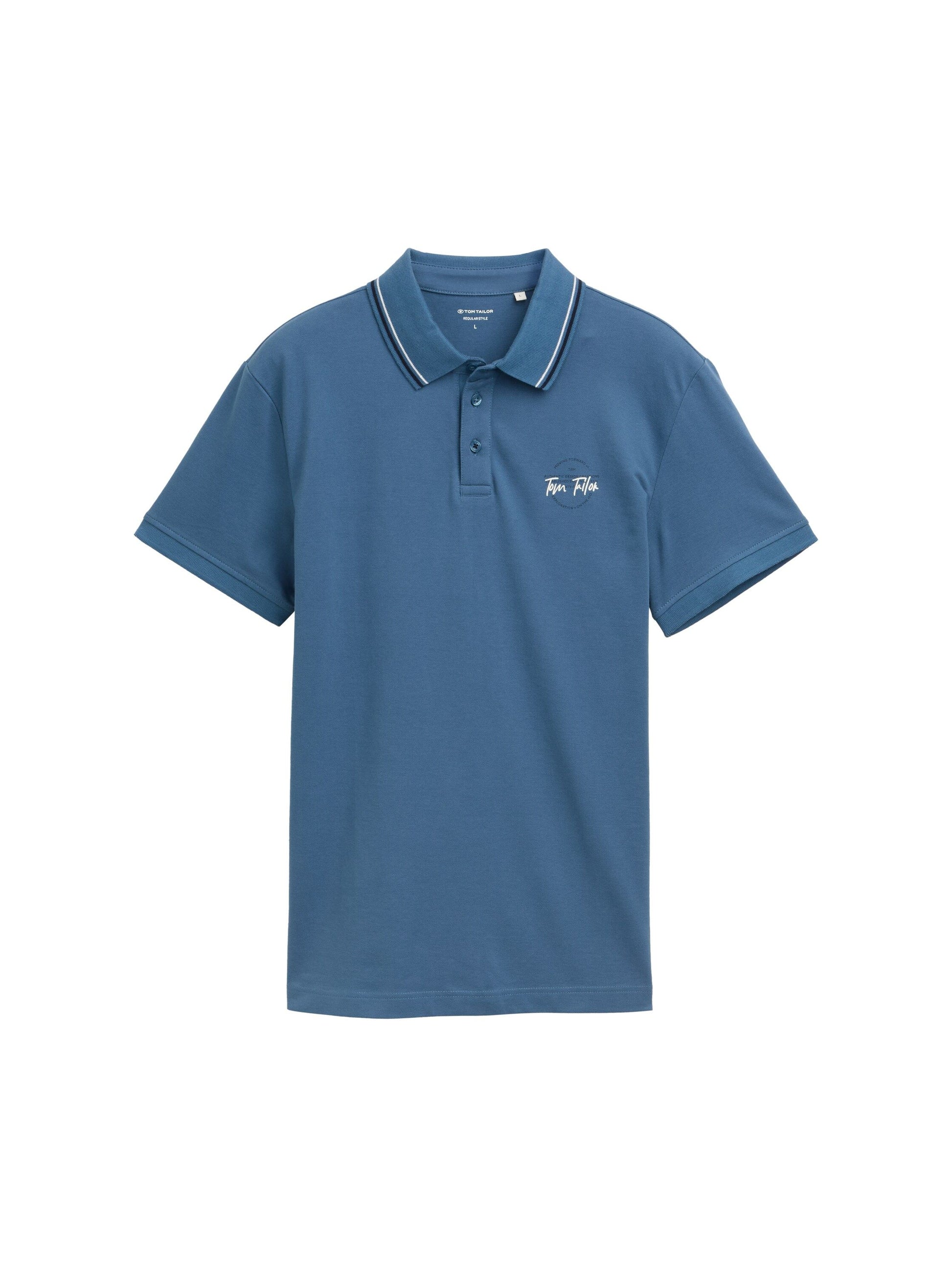 Tom Tailor Herren Piqué Poloshirt XXXL blau