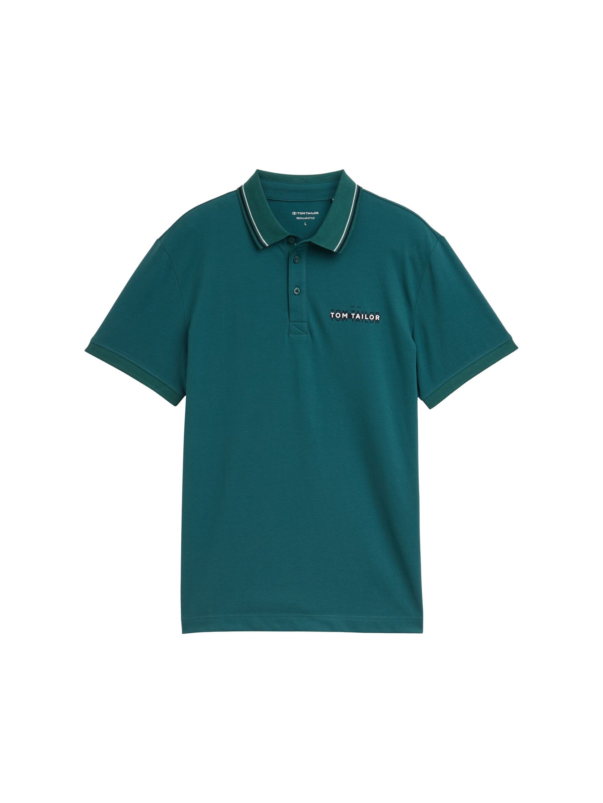 Tom Tailor Herren Piqué Poloshirt XXXL grün